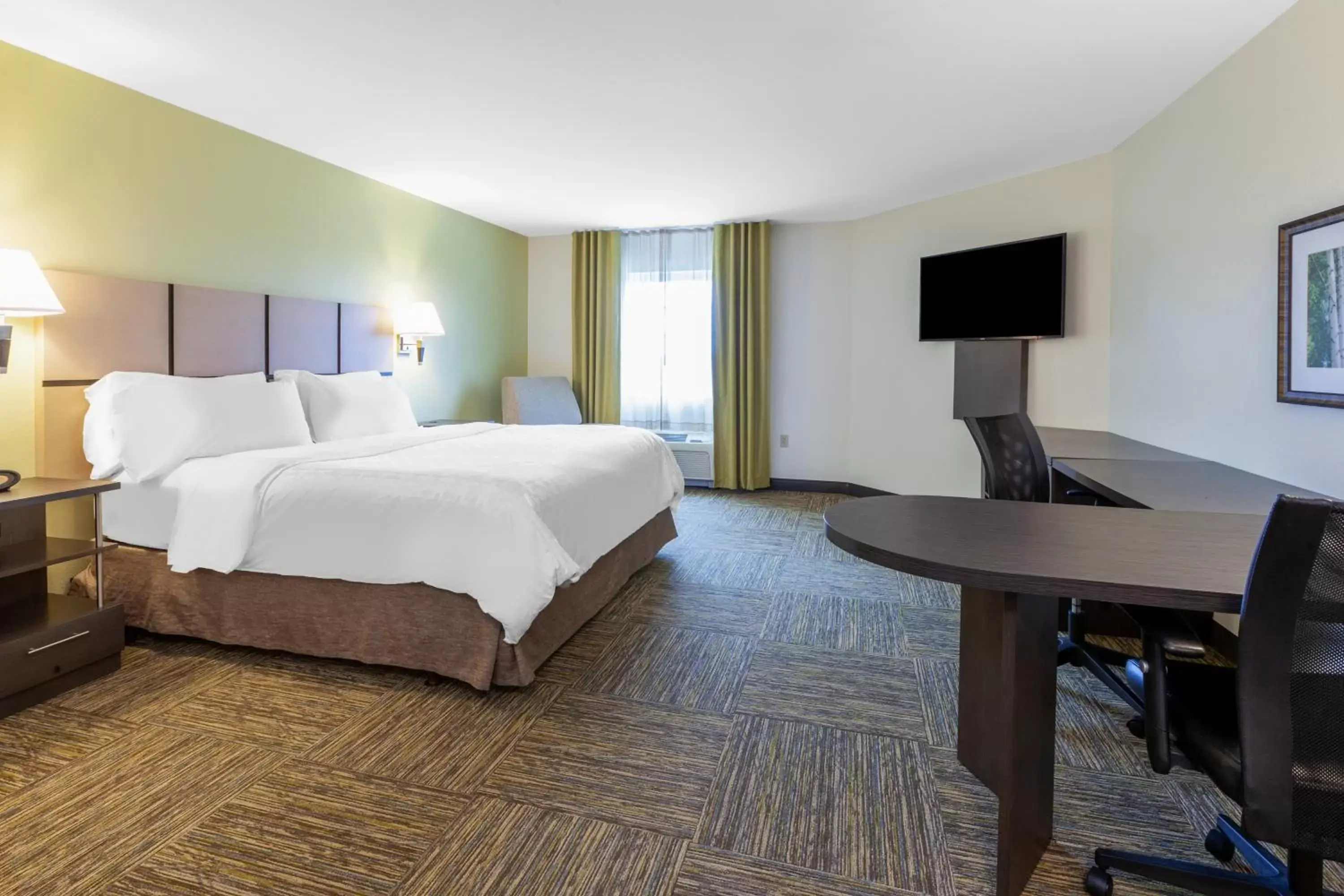 Photo of the whole room in Candlewood Suites Kalamazoo, an IHG Hotel