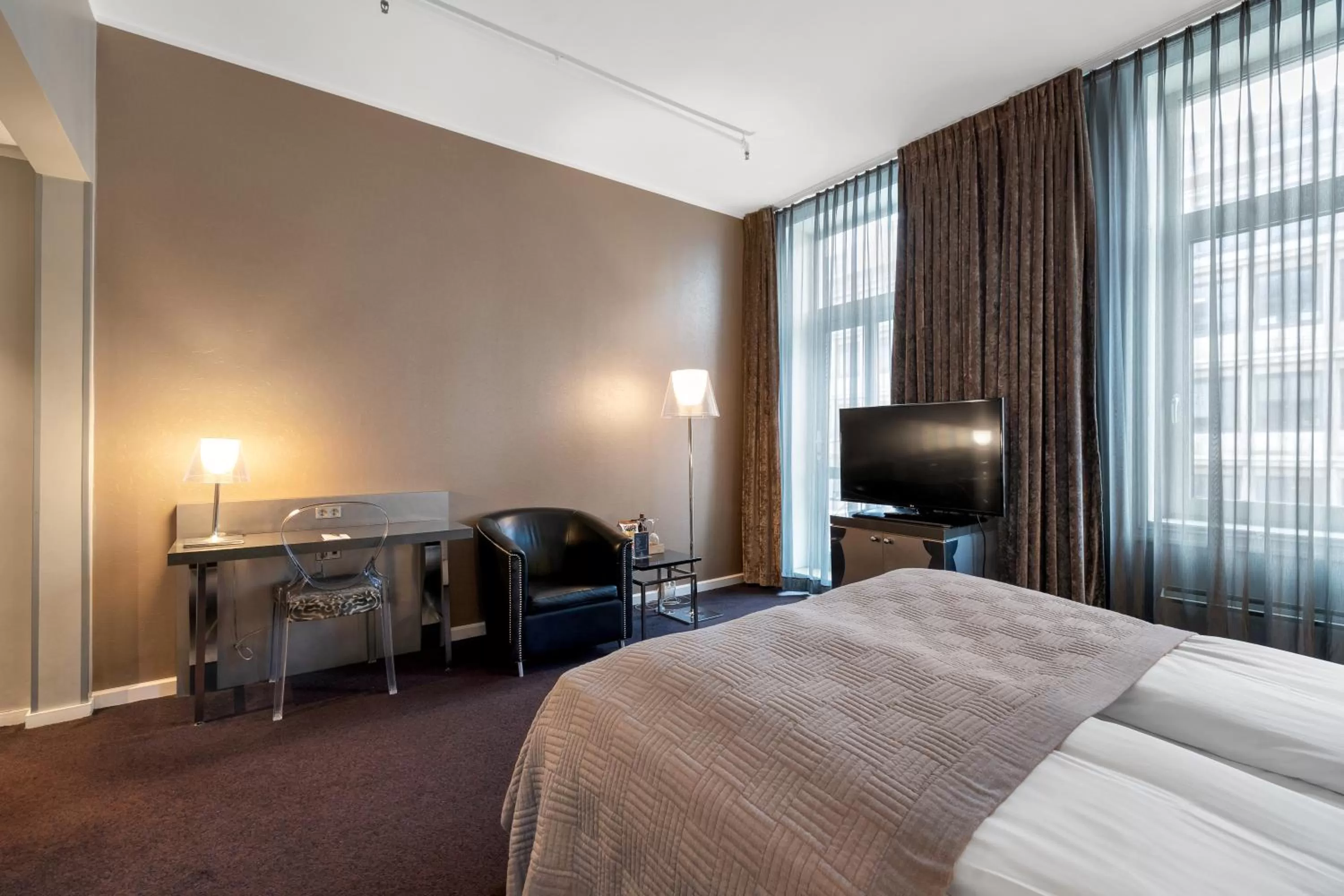 Bed in Clarion Hotel Ernst