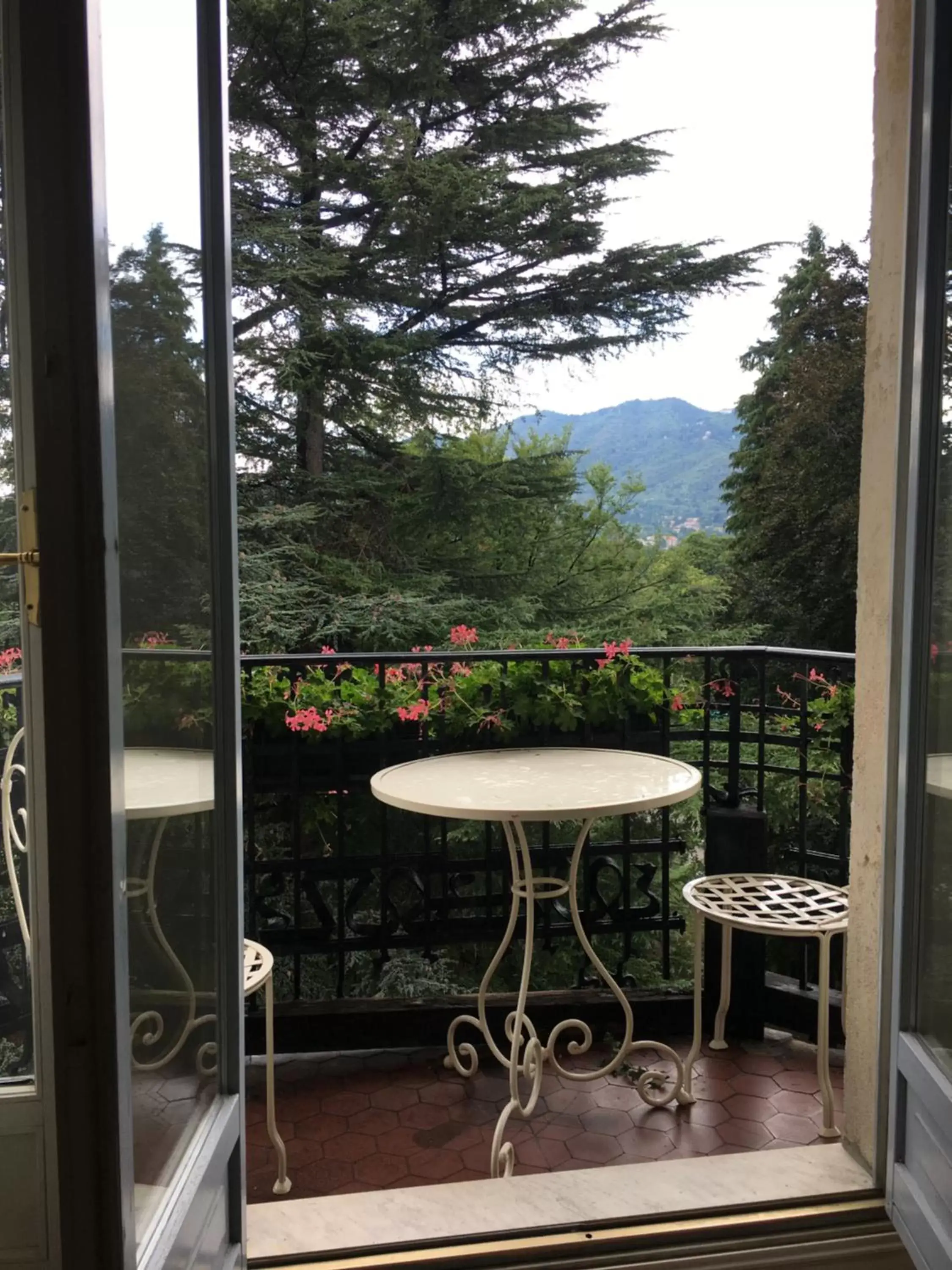 Balcony/Terrace in Palace Grand Hotel Varese