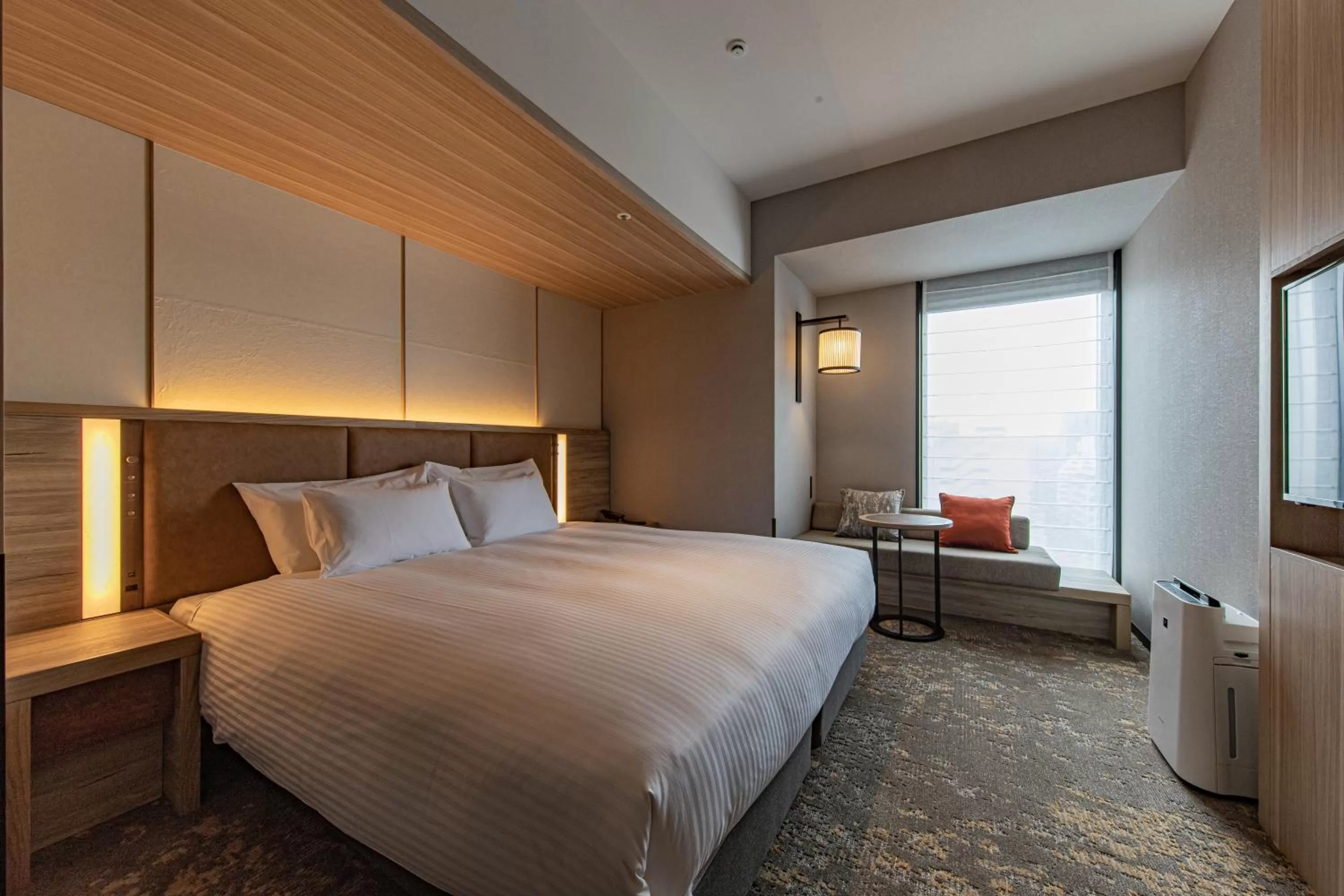 Photo of the whole room, Bed in THE BLOSSOM HAKATA Premier