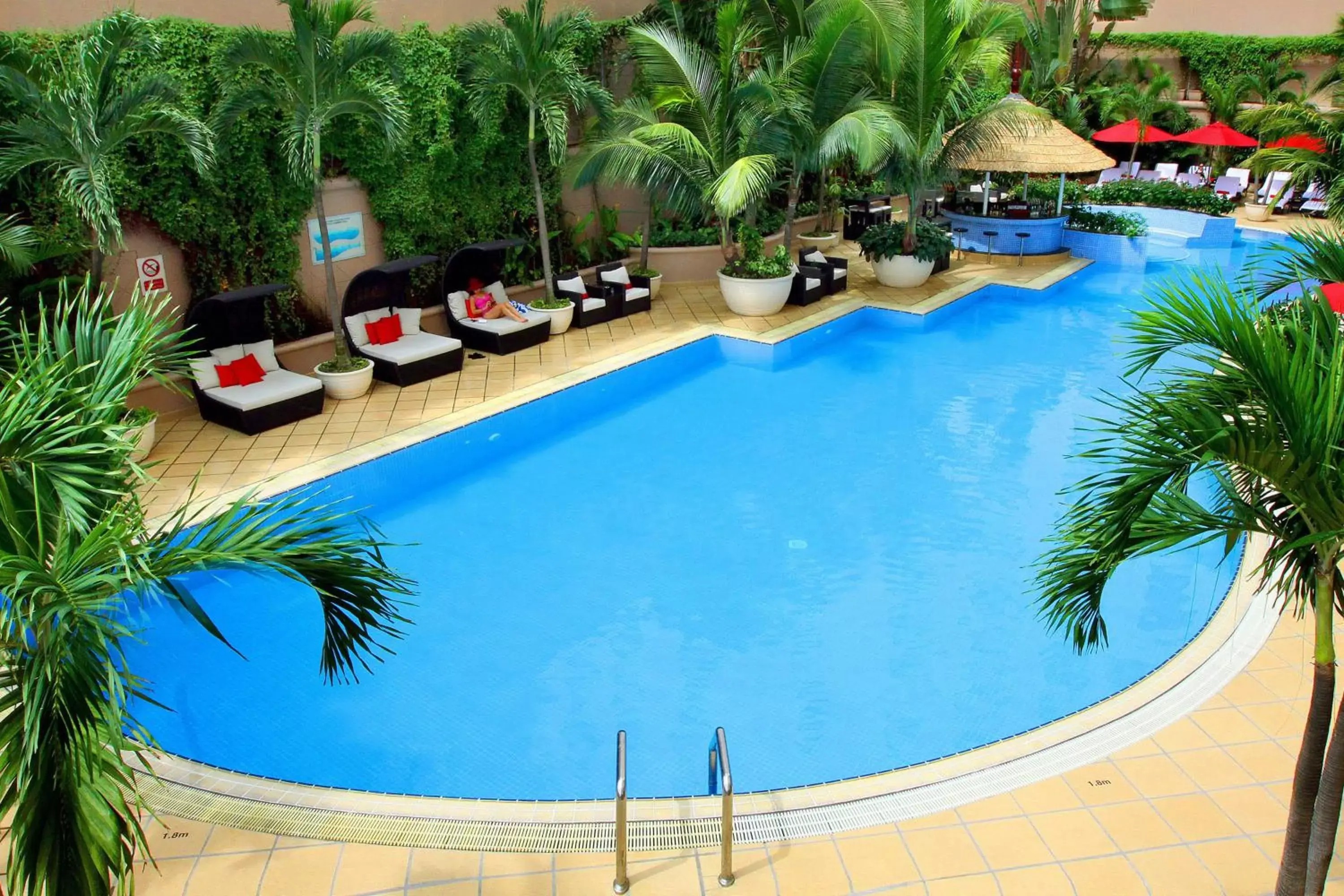 Pool view, Swimming Pool in Caravelle Saigon