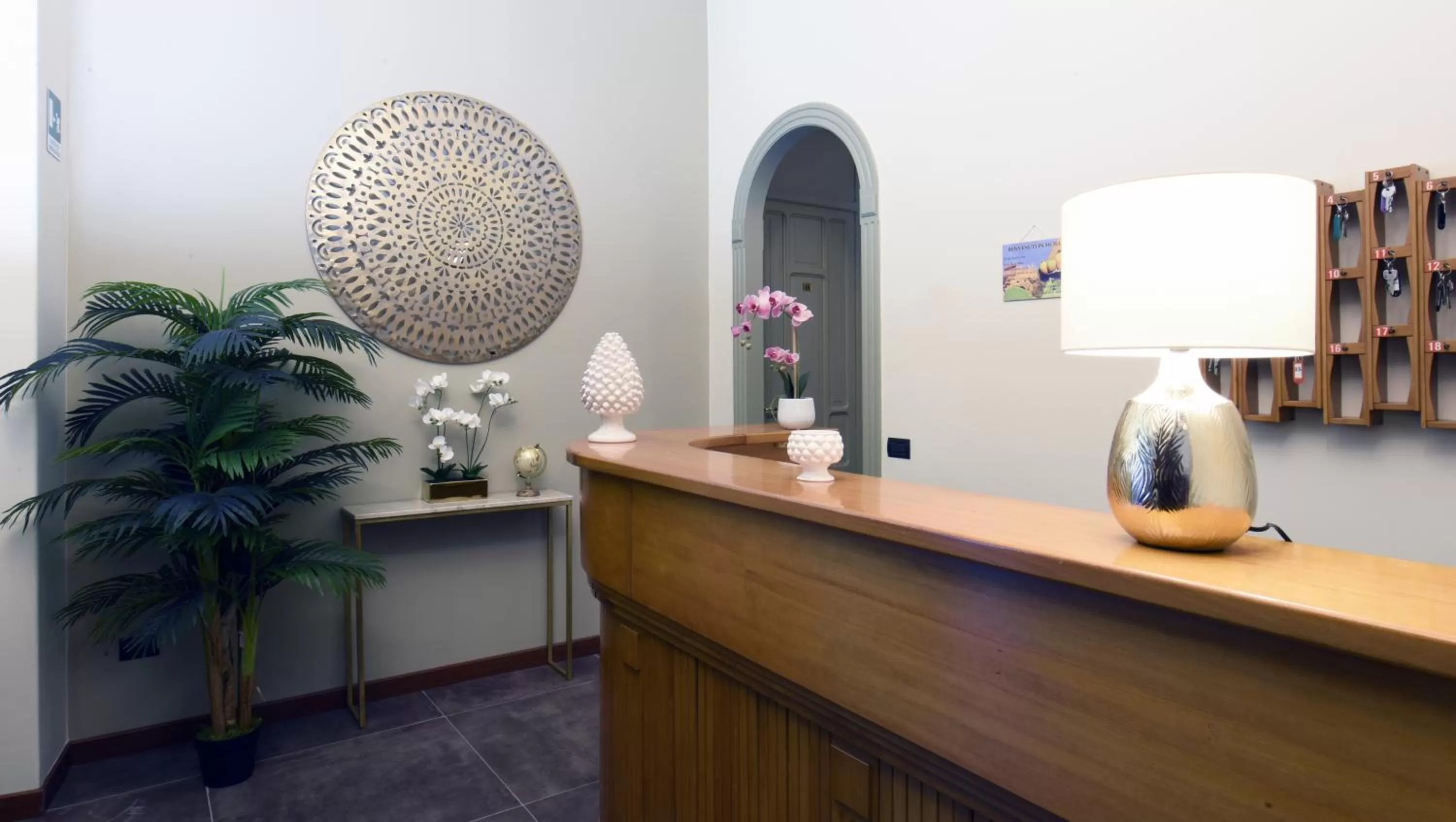 Lobby or reception in Hotel Roma 62