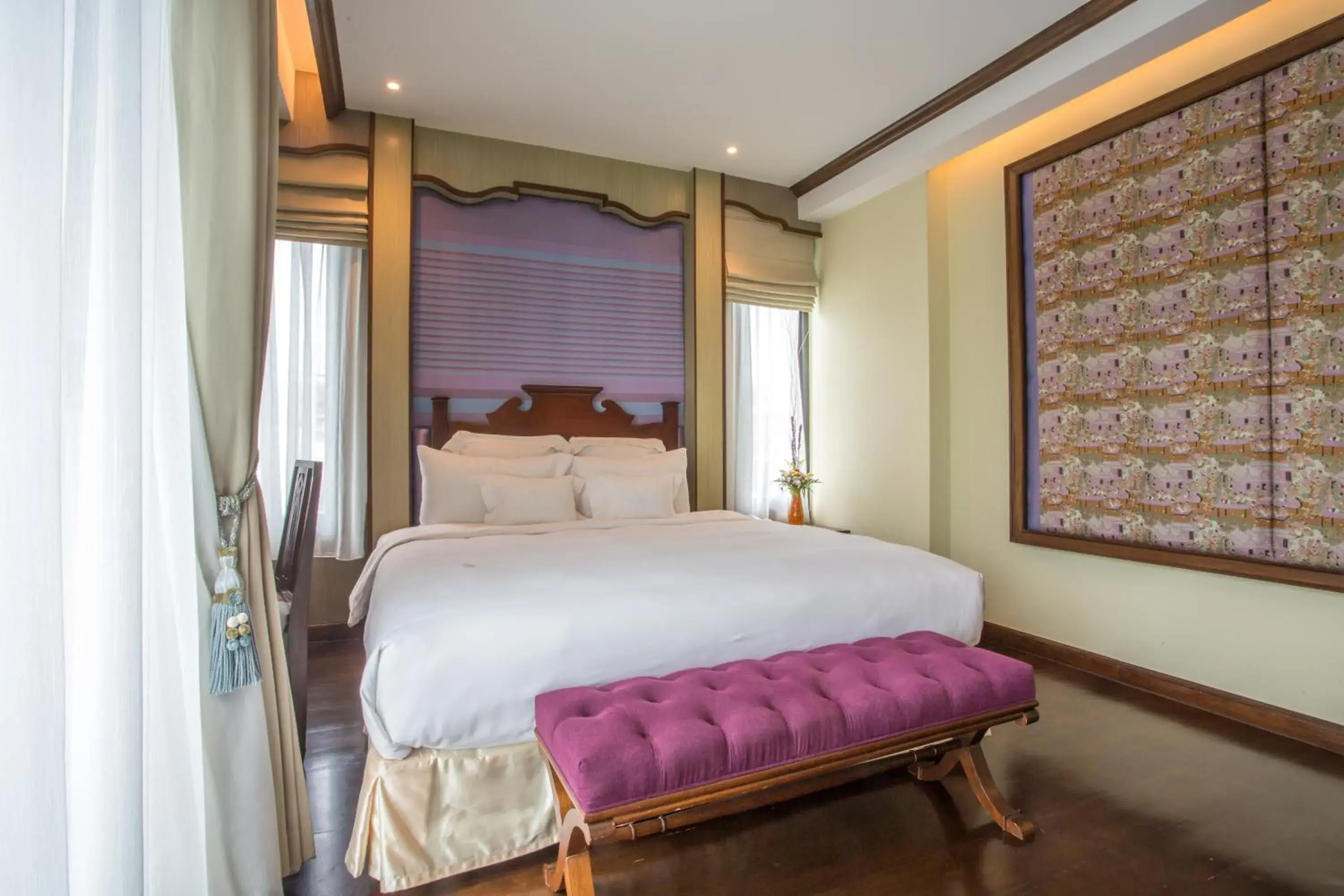 Photo of the whole room, Bed in Chankam Boutique Hotel