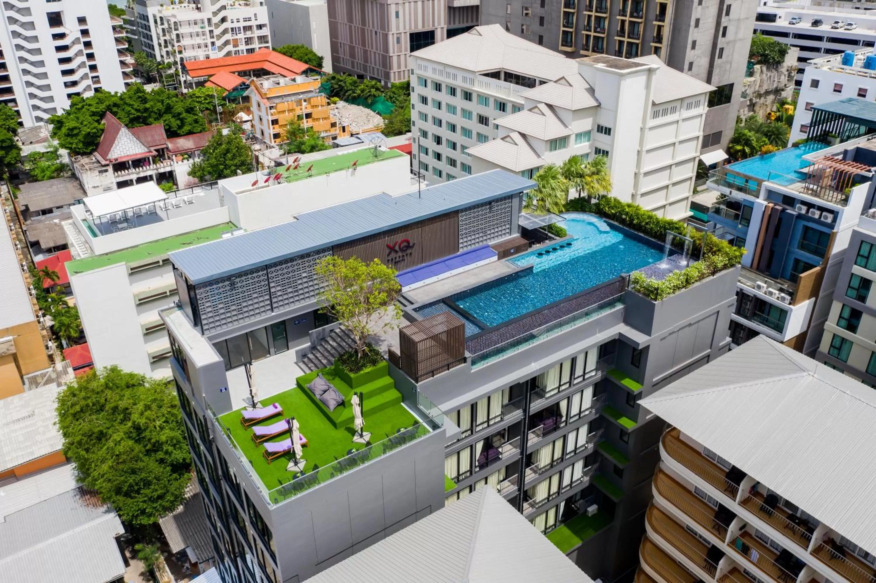 Bird's eye view in XQ Pattaya Hotel
