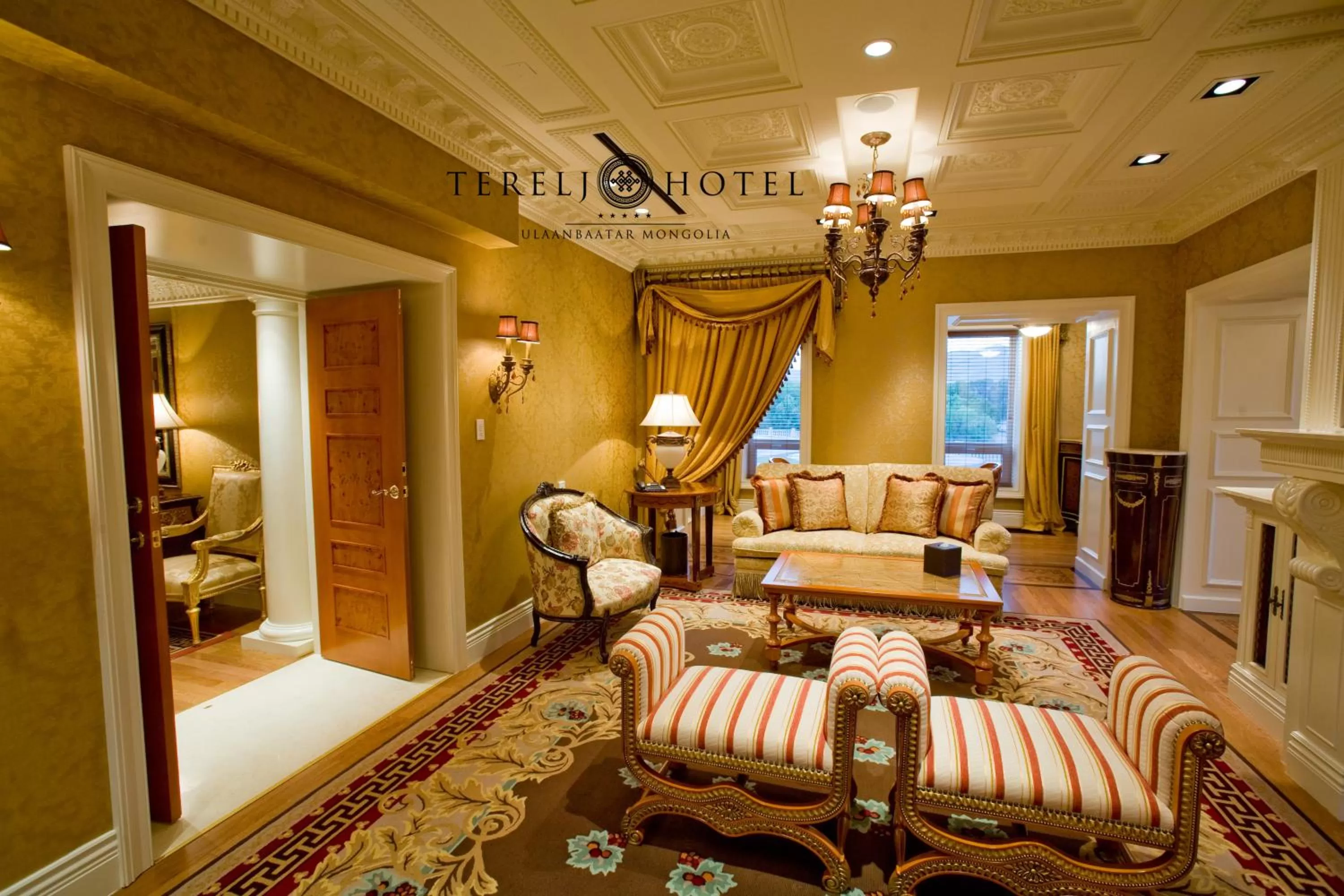 Living room, Bed in Terelj Hotel & Spa