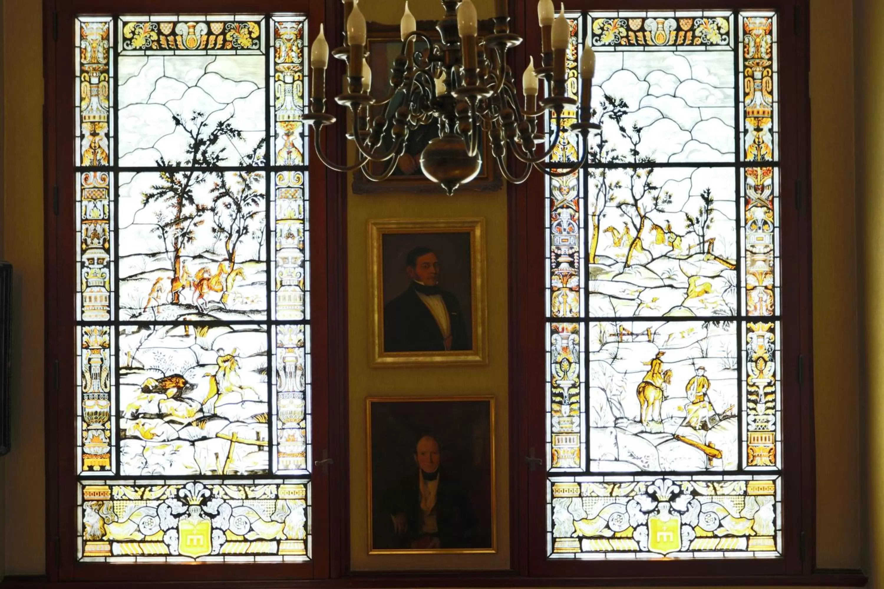 Decorative detail in Pałac Wiejce