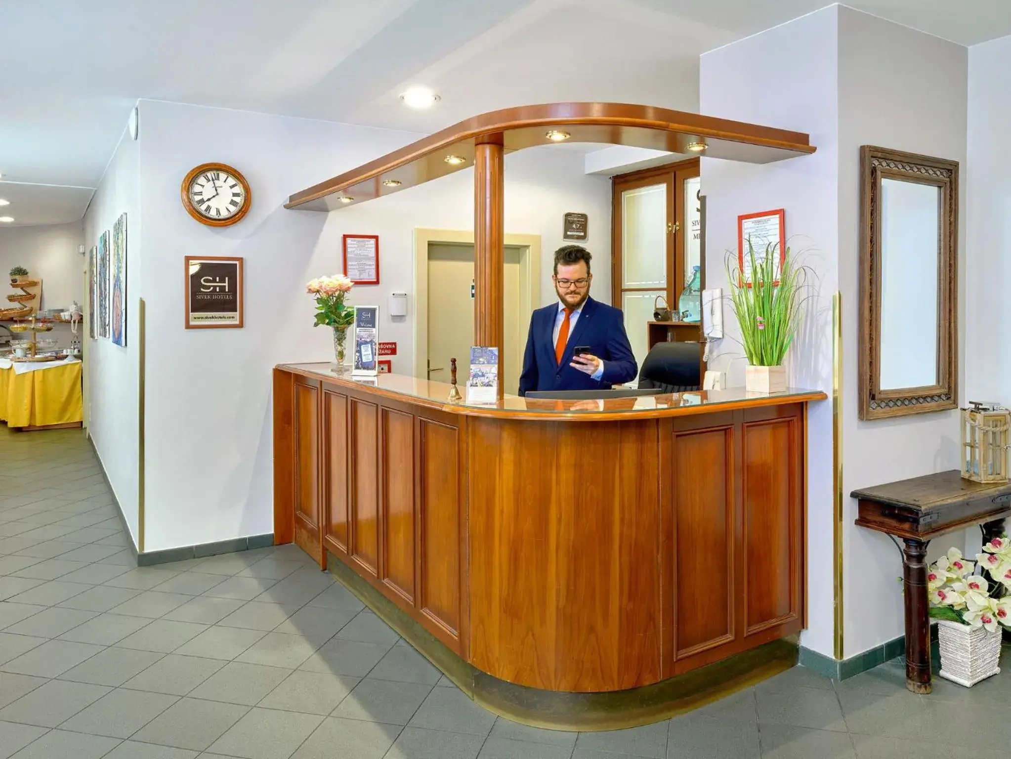 Lobby or reception, Lobby/Reception in Hotel Melantrich