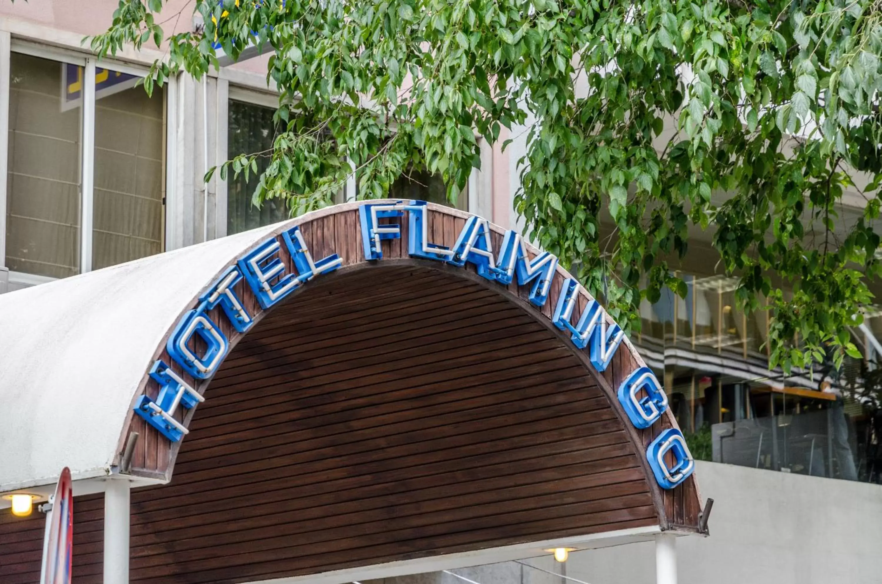 Facade/entrance in Hotel Flamingo
