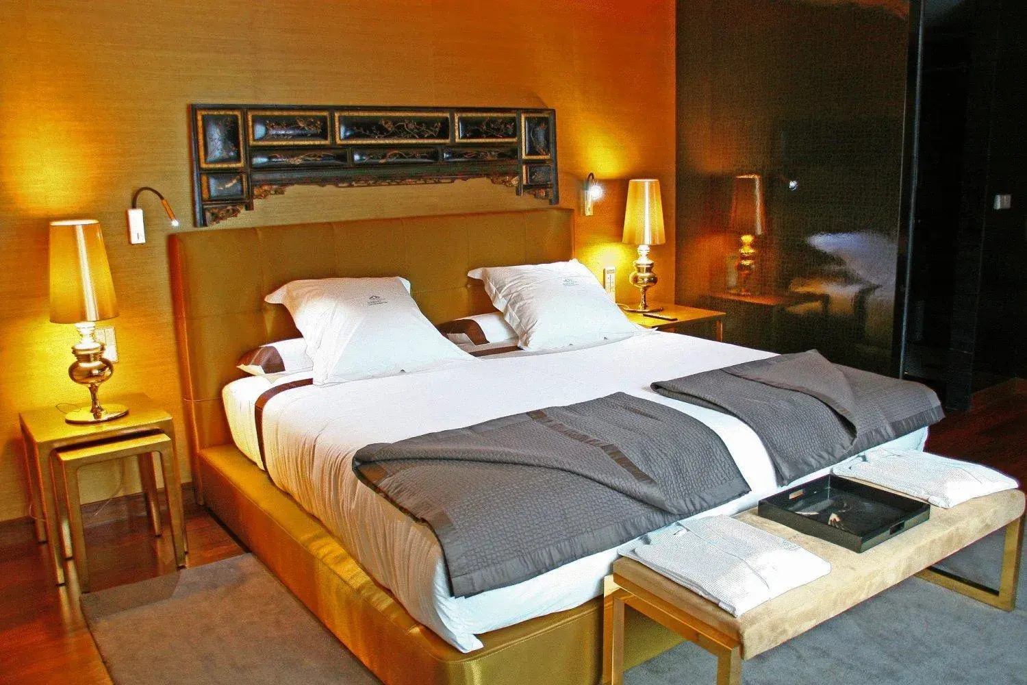 Bed in Gran Hotel Nagari Boutique & Spa