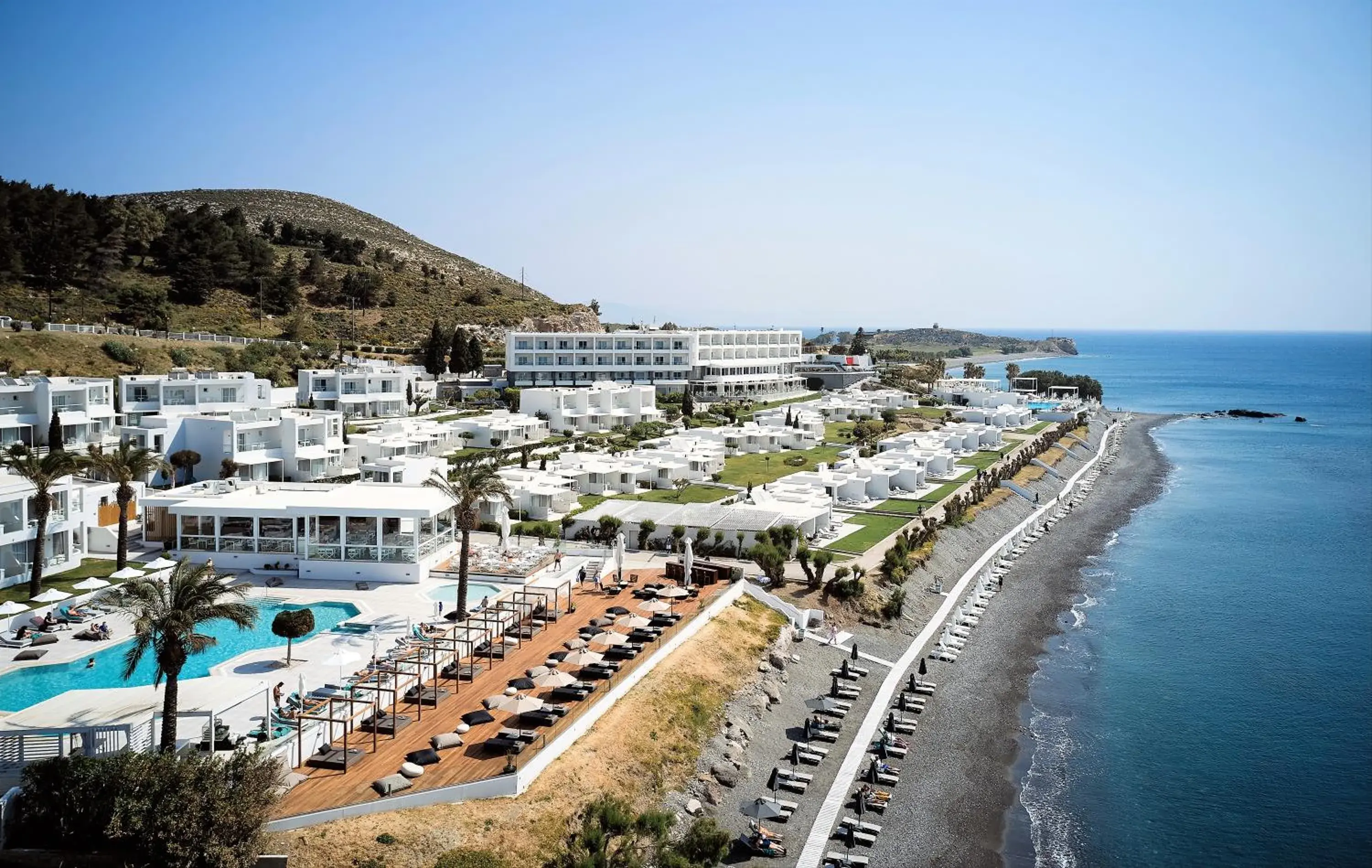 Bird's eye view, Bird's-eye View in Dimitra Beach Hotel & Suites