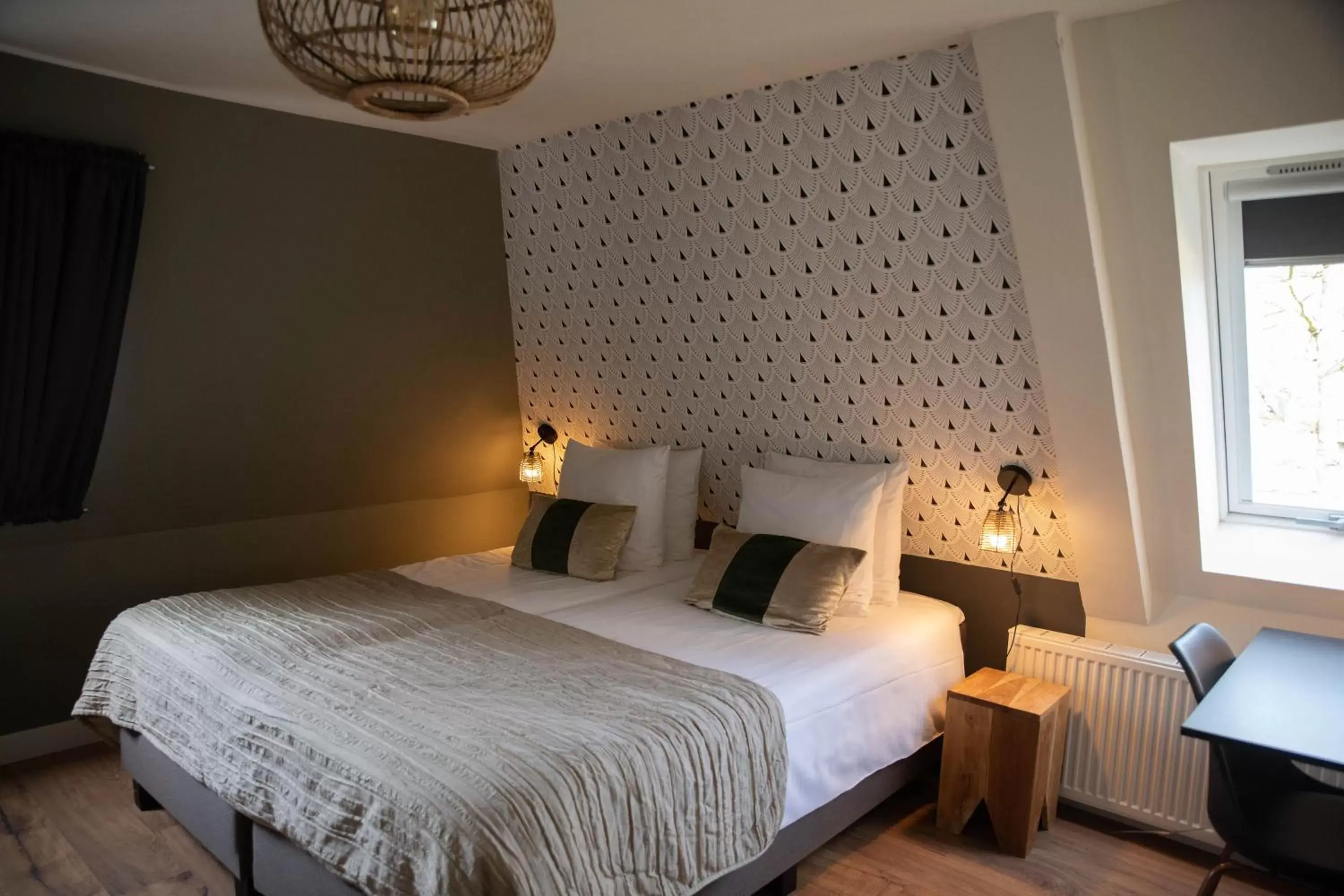 Bed in Boutique Hotel Hoog Soeren