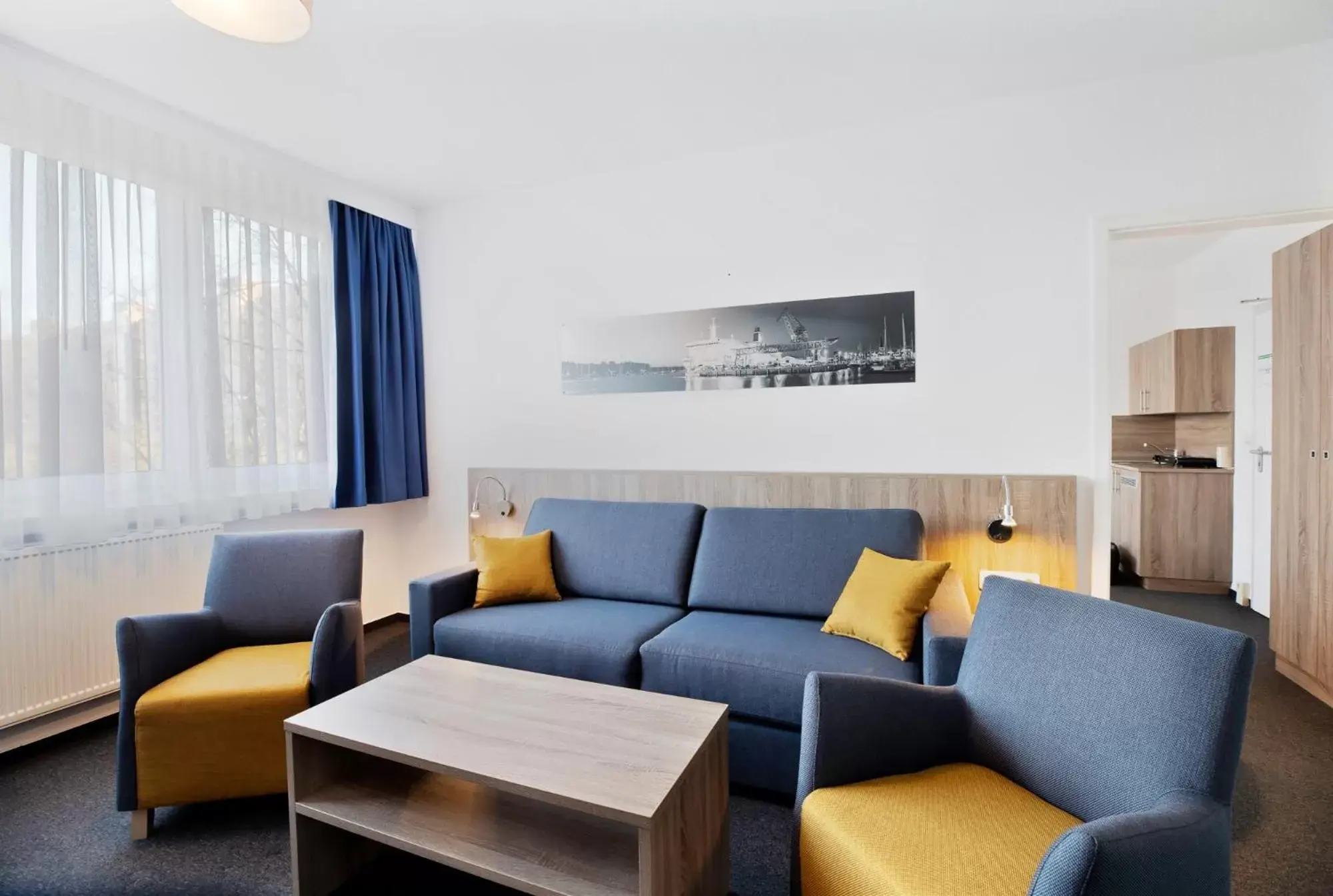 Living room, Seating Area in Gästehaus Rostock Lütten Klein