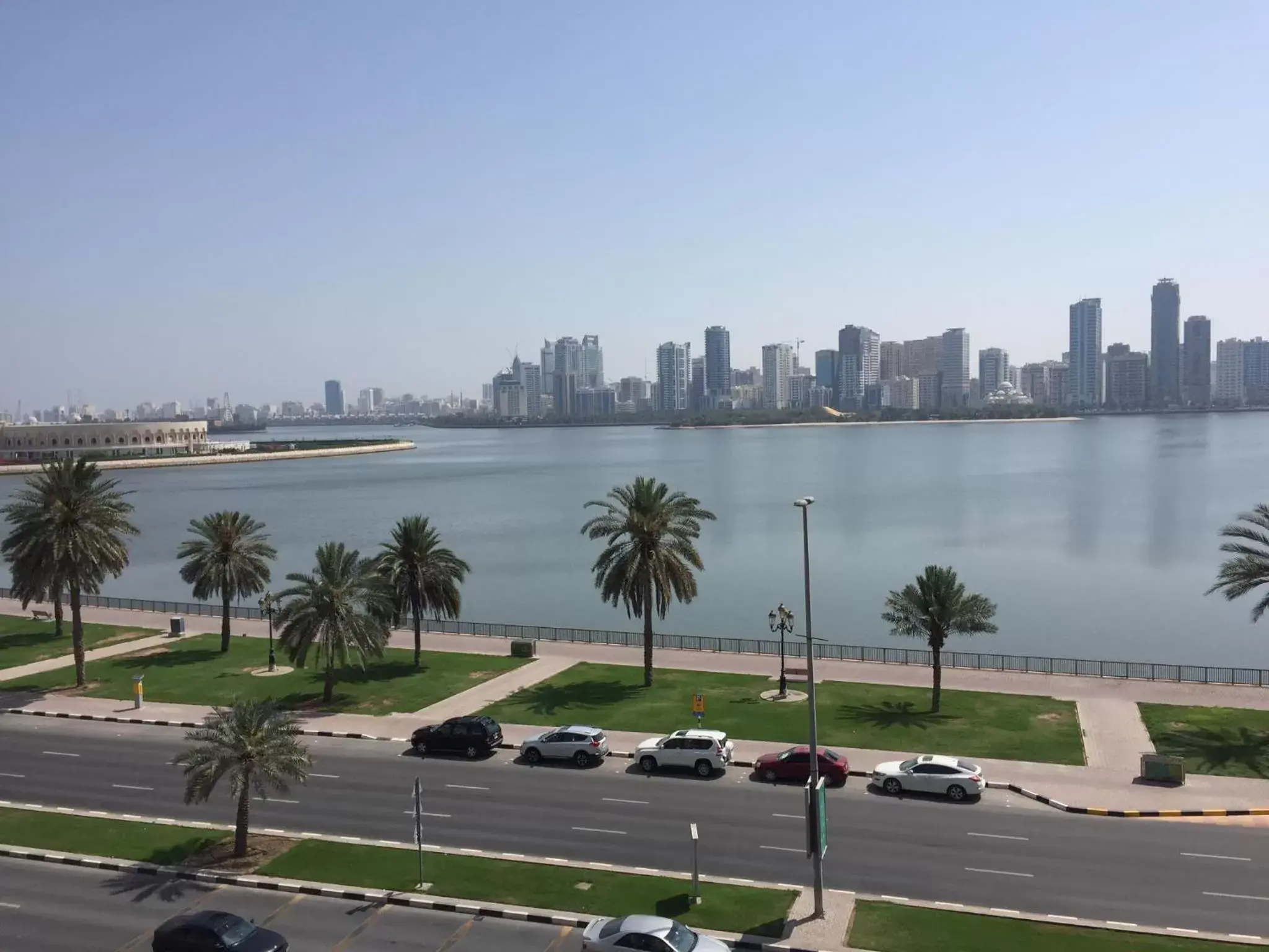 Lake view in Corniche Hotel Sharjah