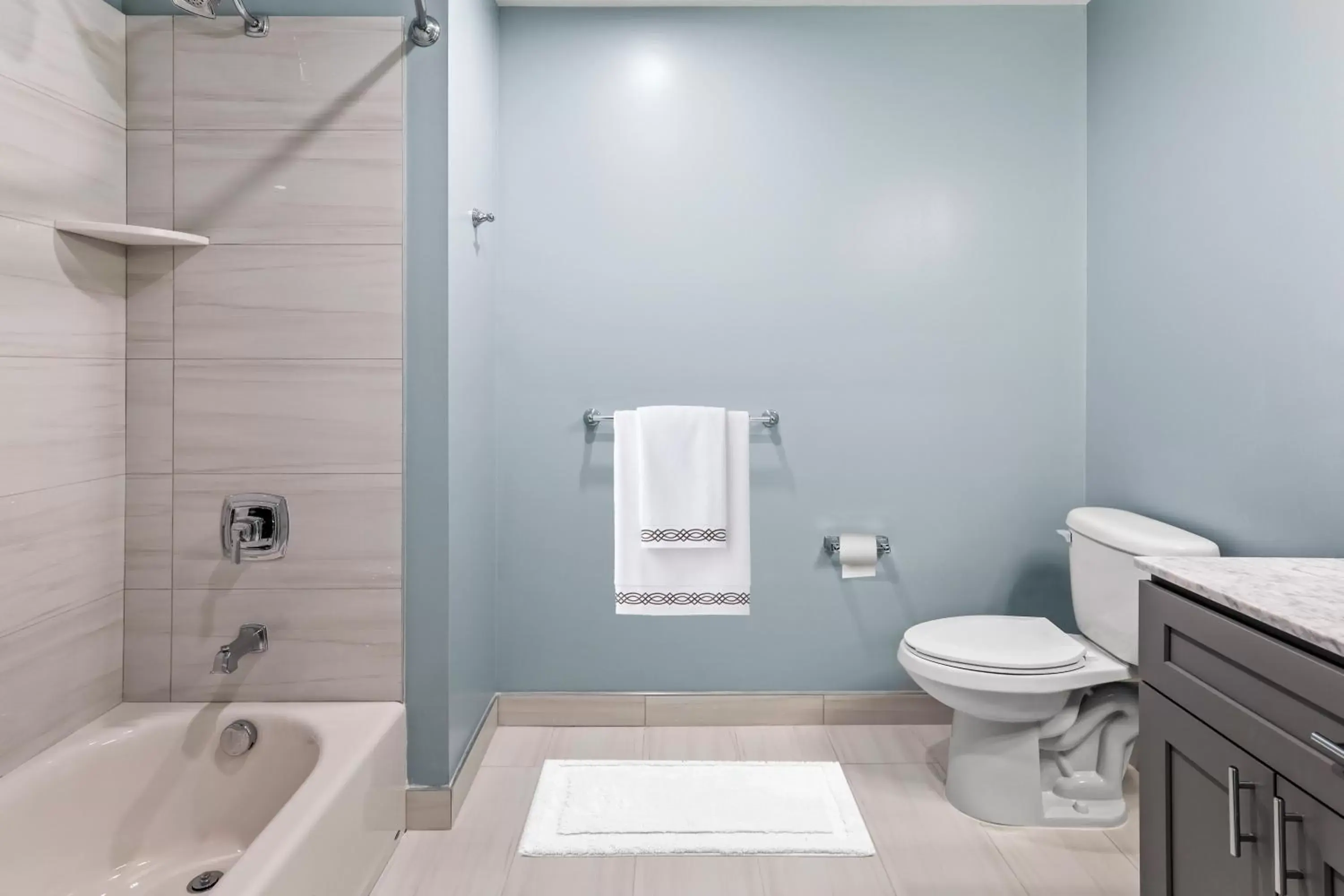 Shower, Bathroom in Seaport Suites