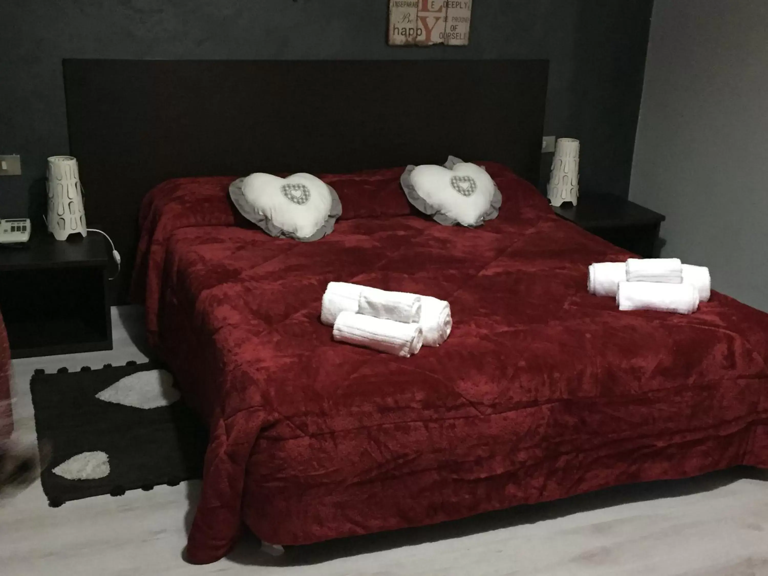 Bed in Hotel Alba