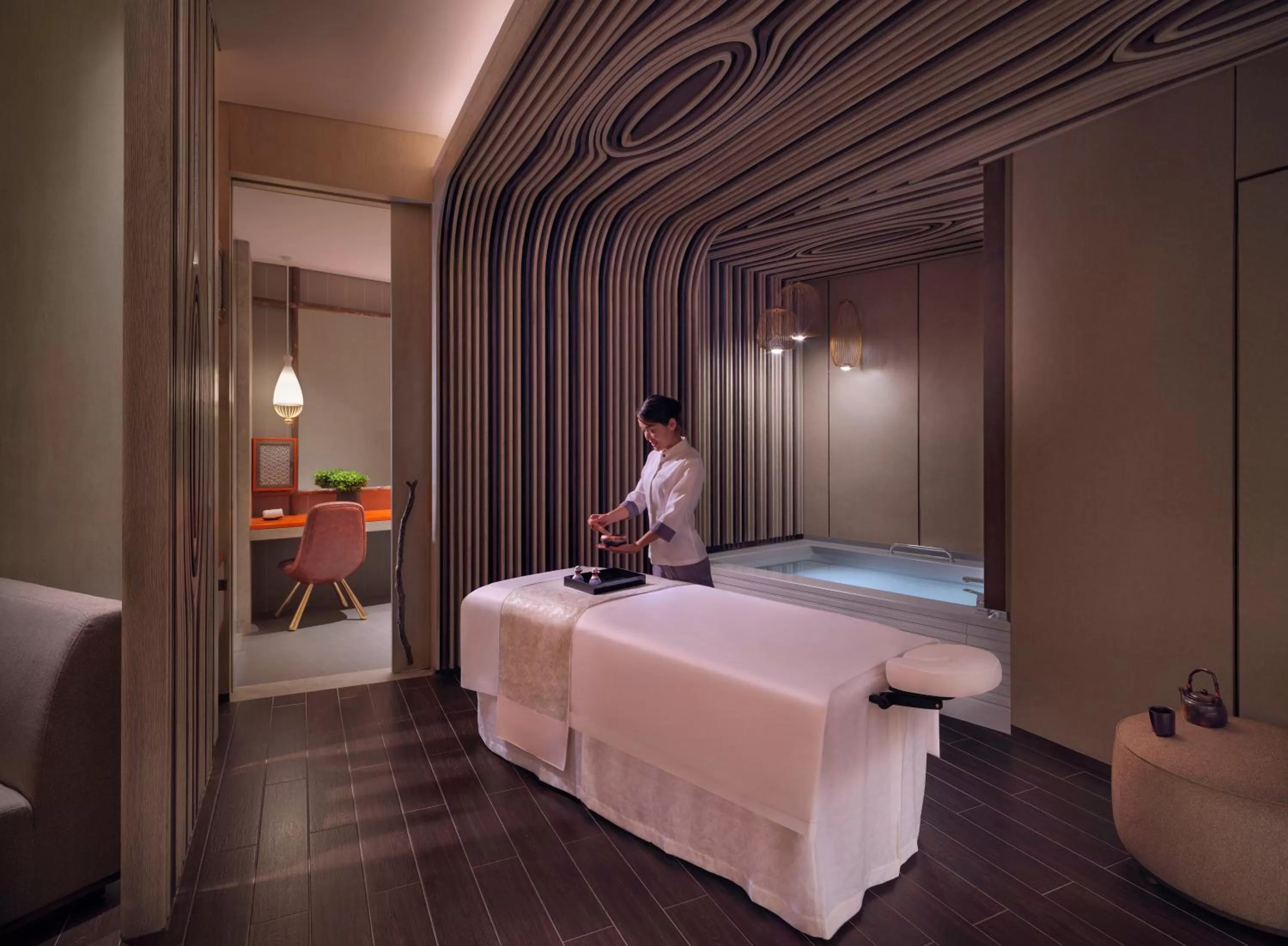 Bed in Grand Hyatt Xi'an