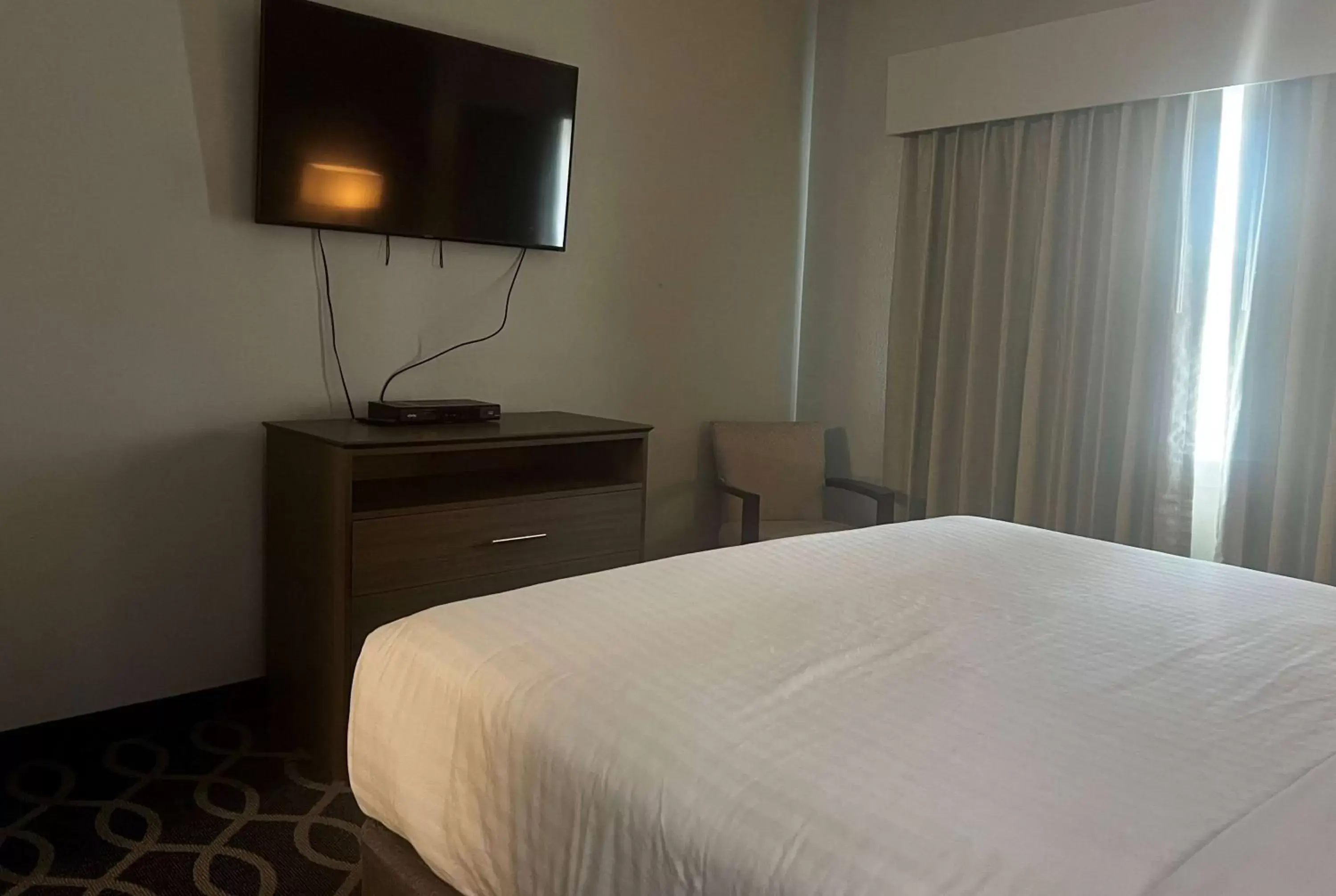Bed, TV/Entertainment Center in Wingate by Wyndham Humble/Houston Intercontinental Airport