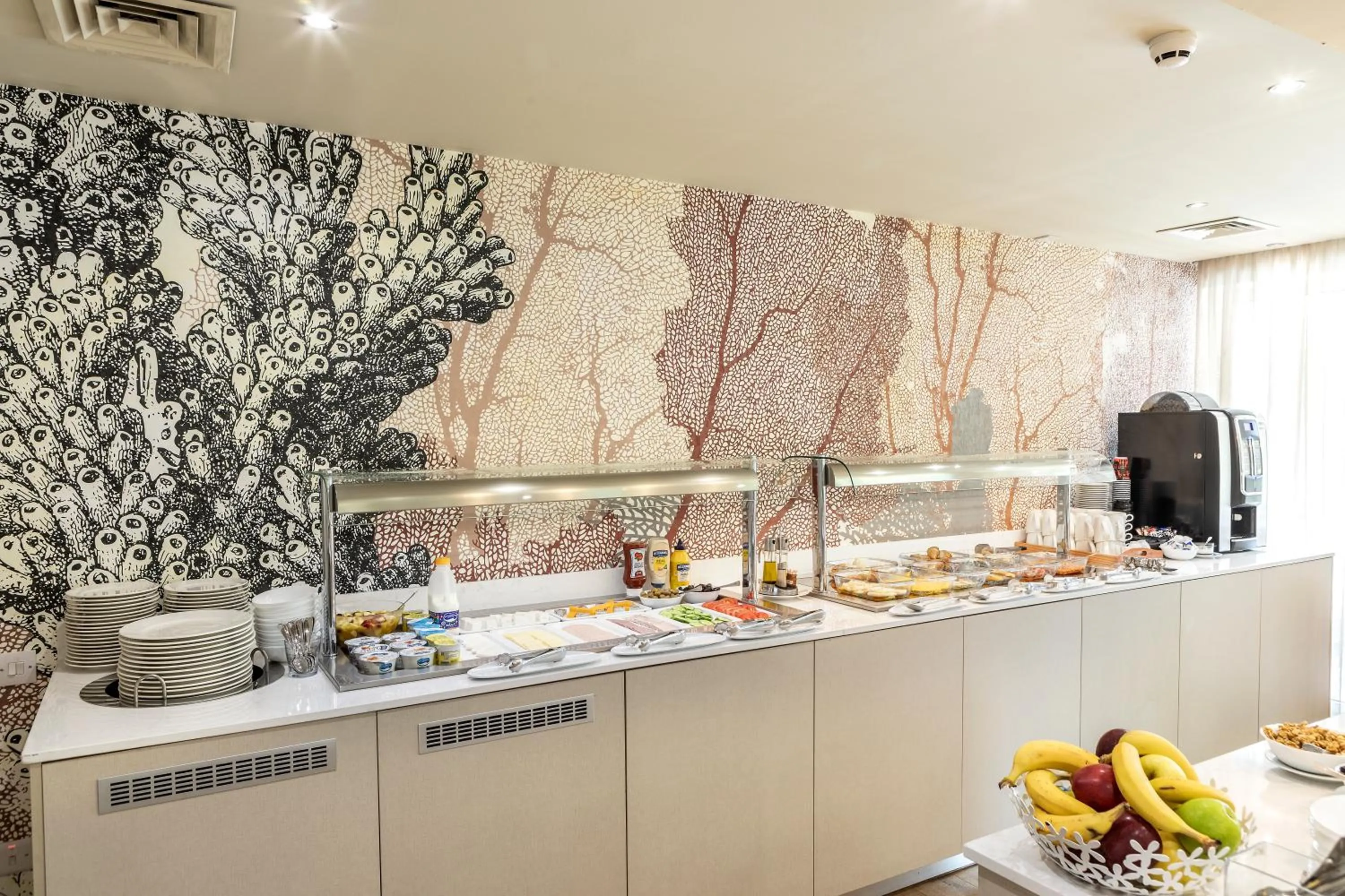 Buffet breakfast in Almond Business Hotel