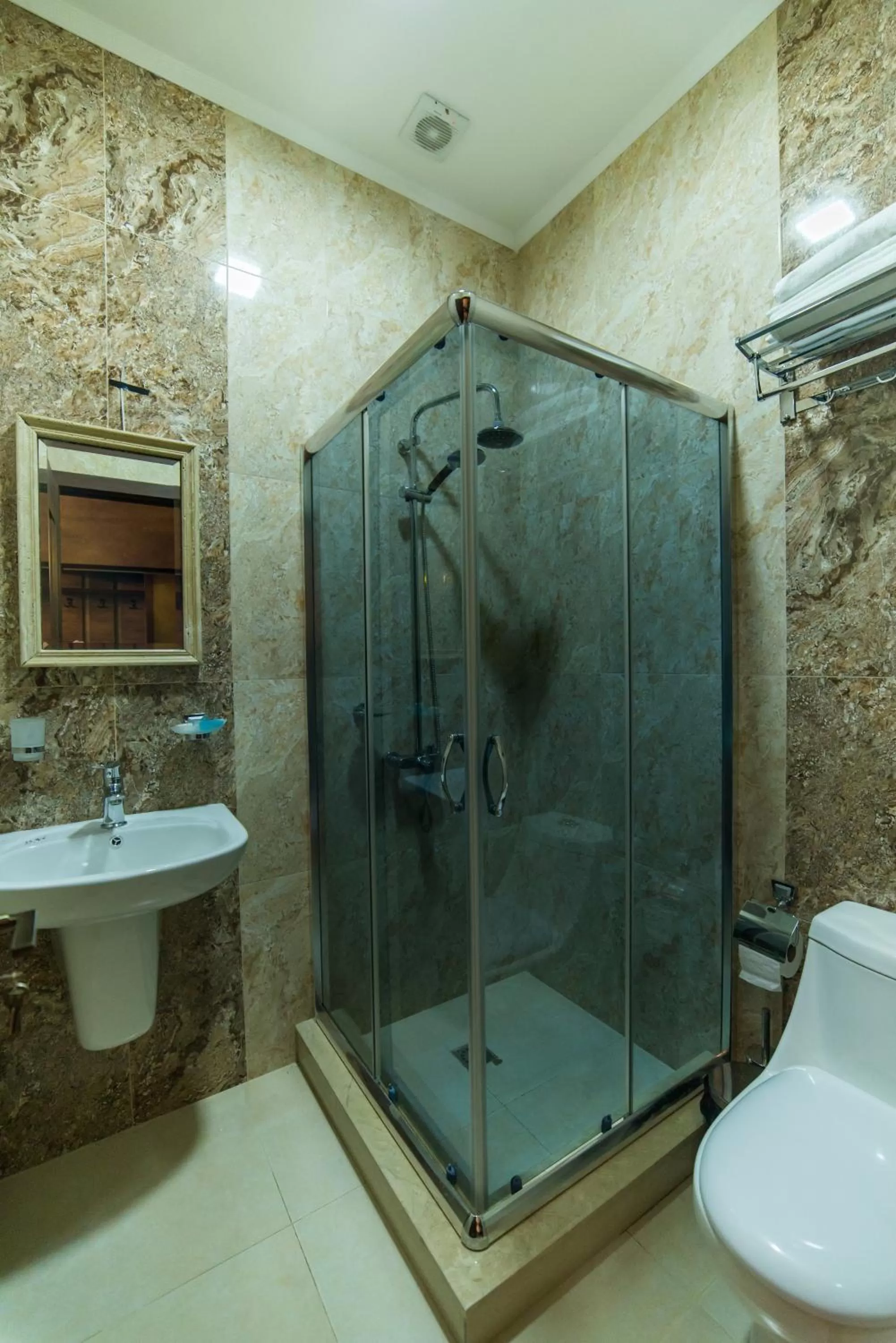 Shower in Hotel New Telavi