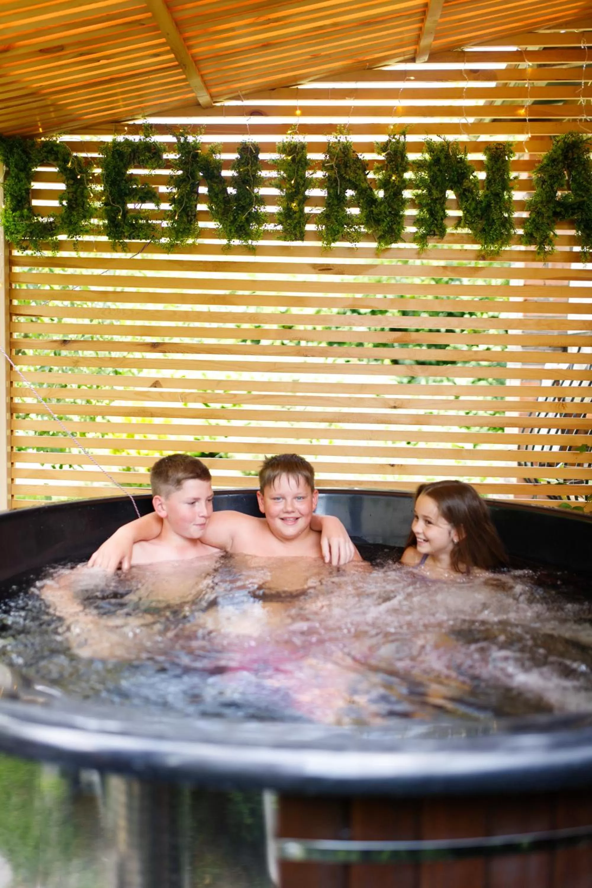 Open Air Bath in Hotel & Spa DENINNA