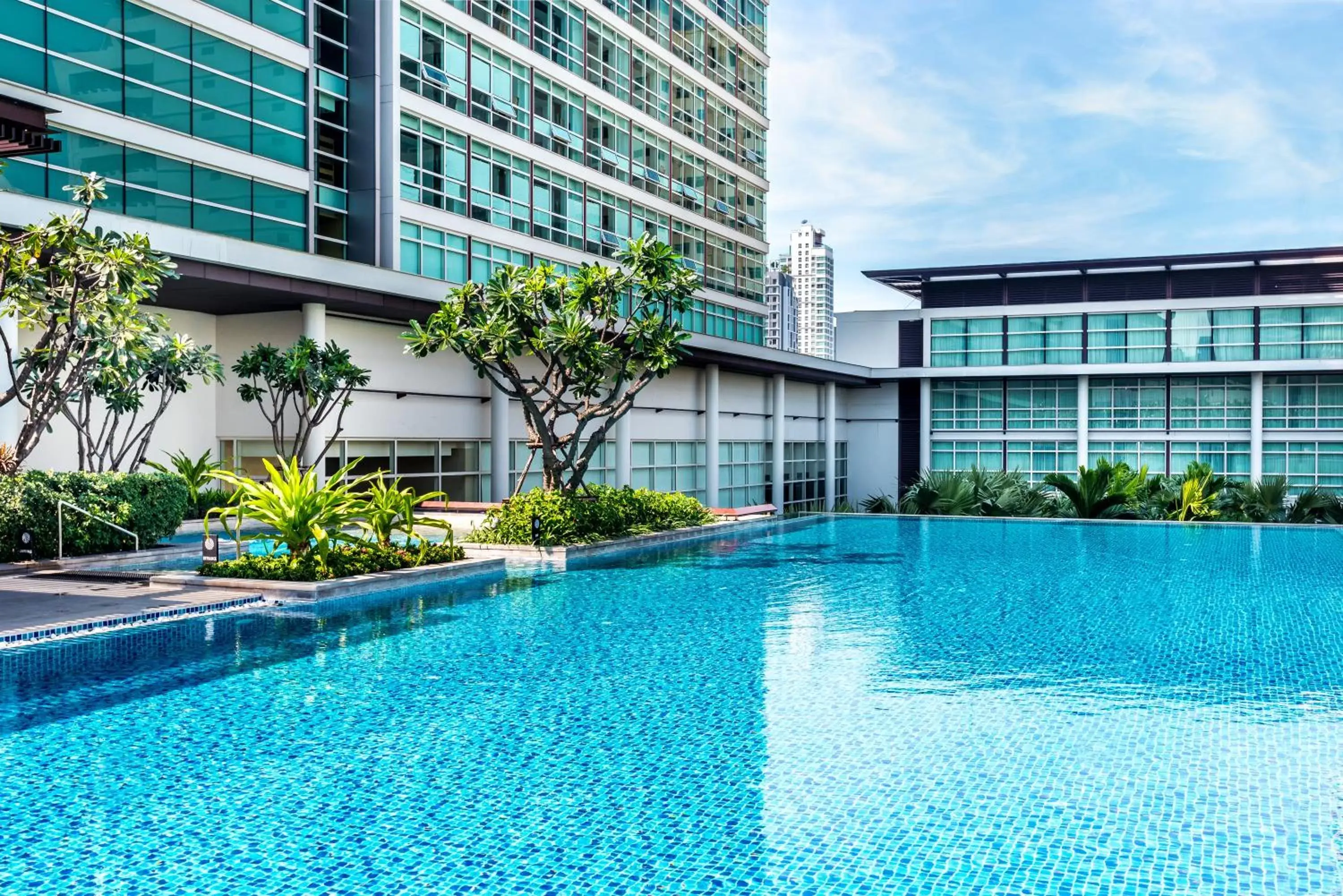 Pool view, Property Building in Pullman Bangkok King Power
