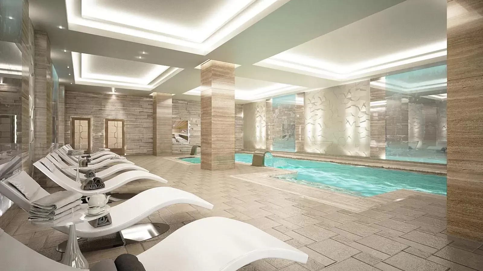 Spa and wellness centre/facilities, Swimming Pool in Grand Hotel Kempinski Riga