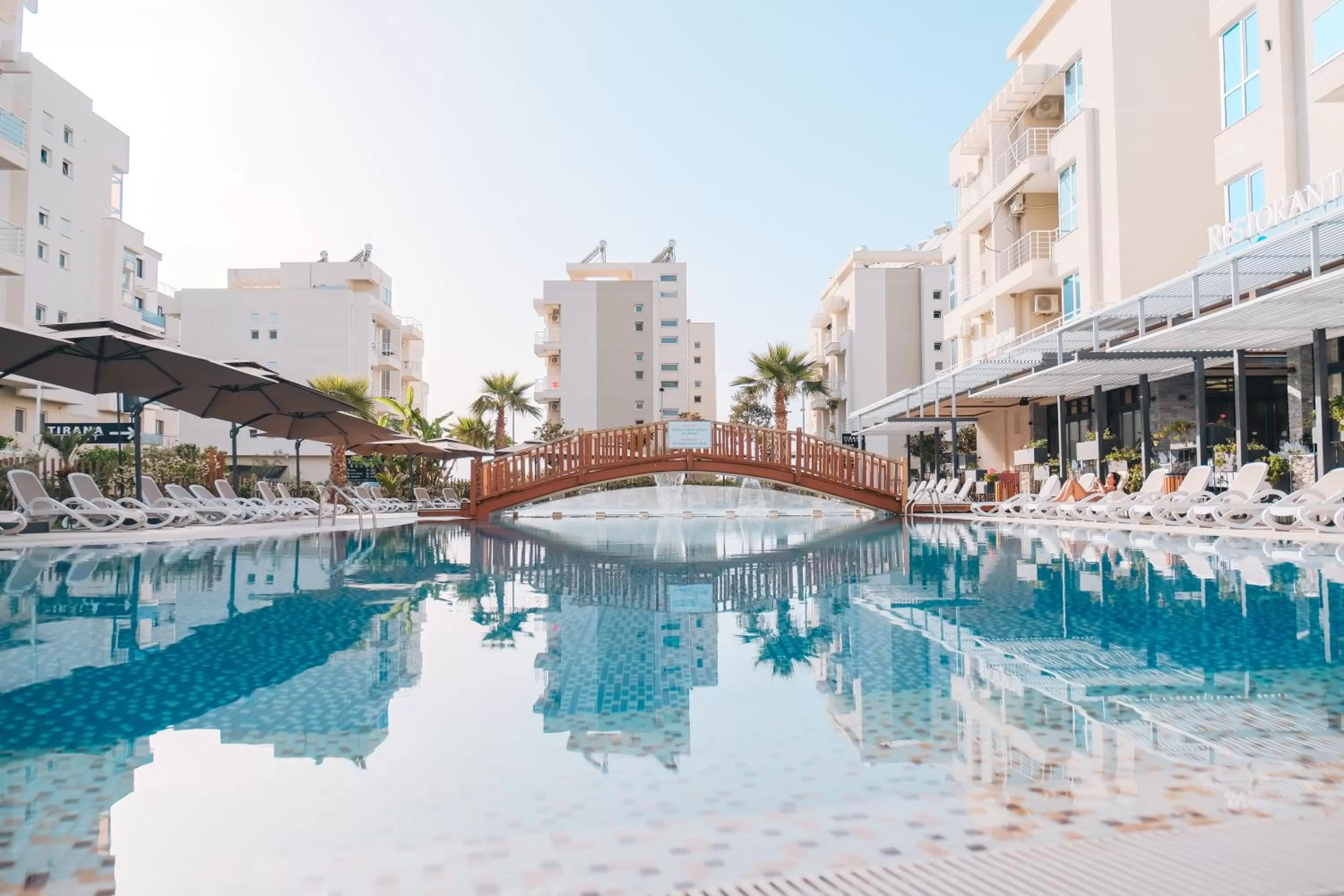 Swimming pool in Ledina Hotel