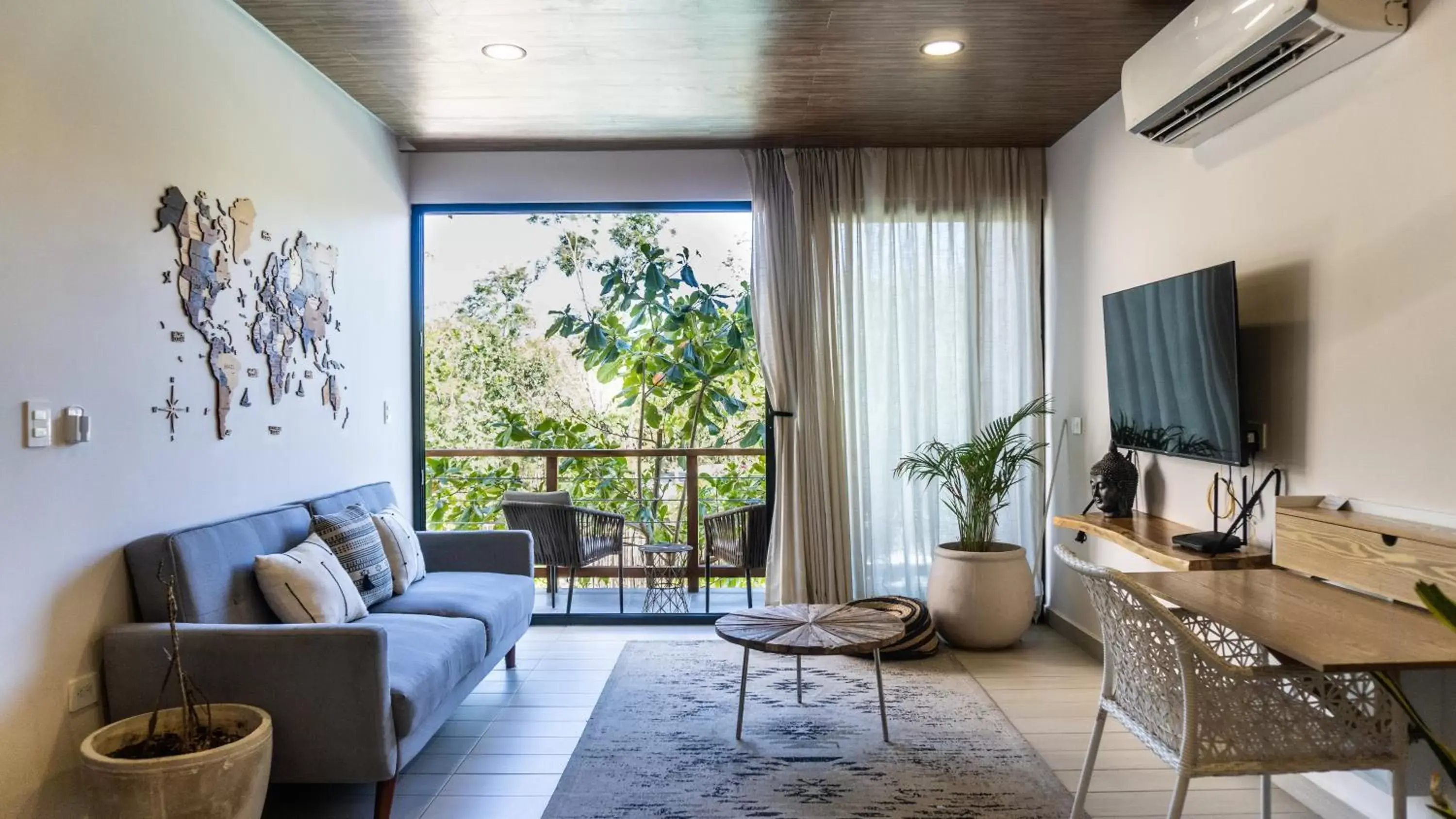 Balcony/Terrace, Seating Area in Luxury Condos Macondo Tulum
