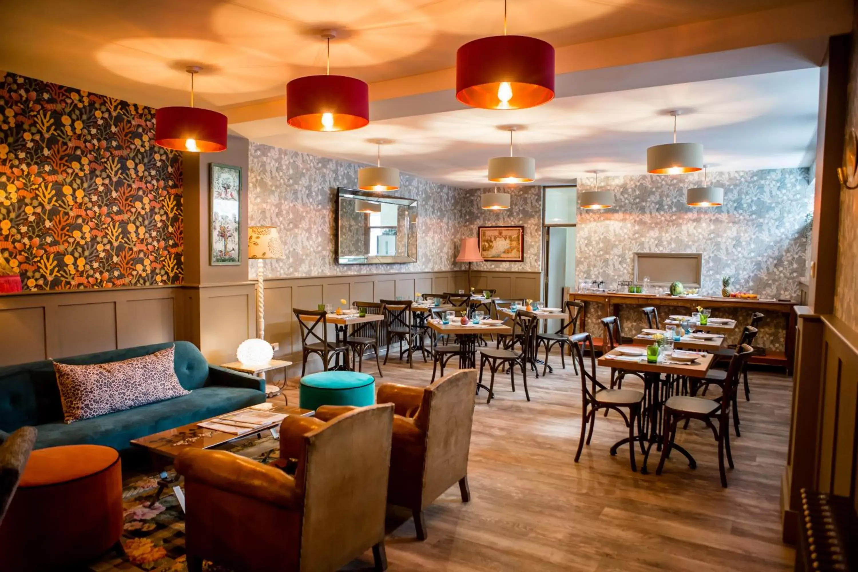 Living room in Moore House Living room in Moore House