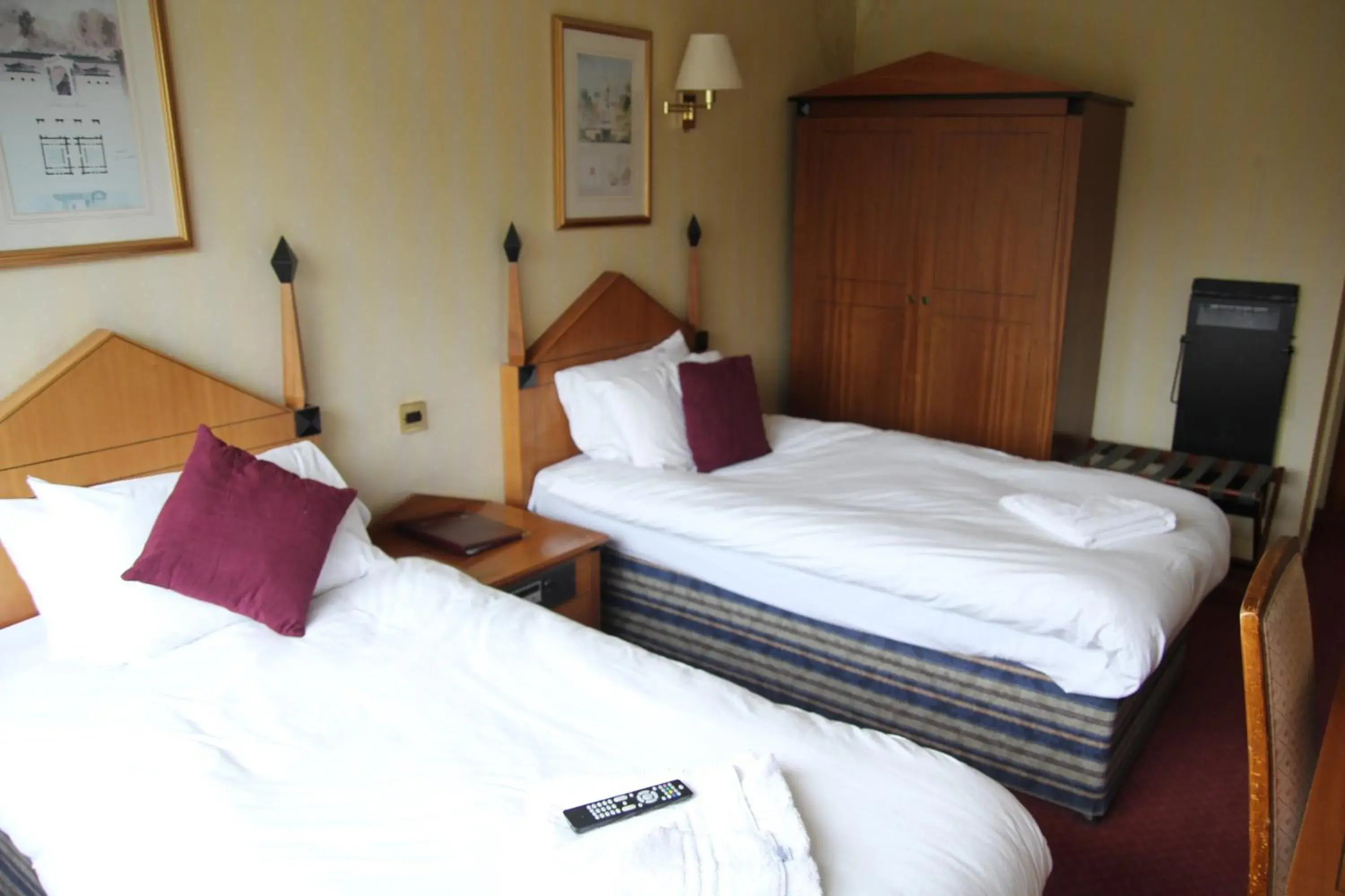 Bed in Hylands Hotel