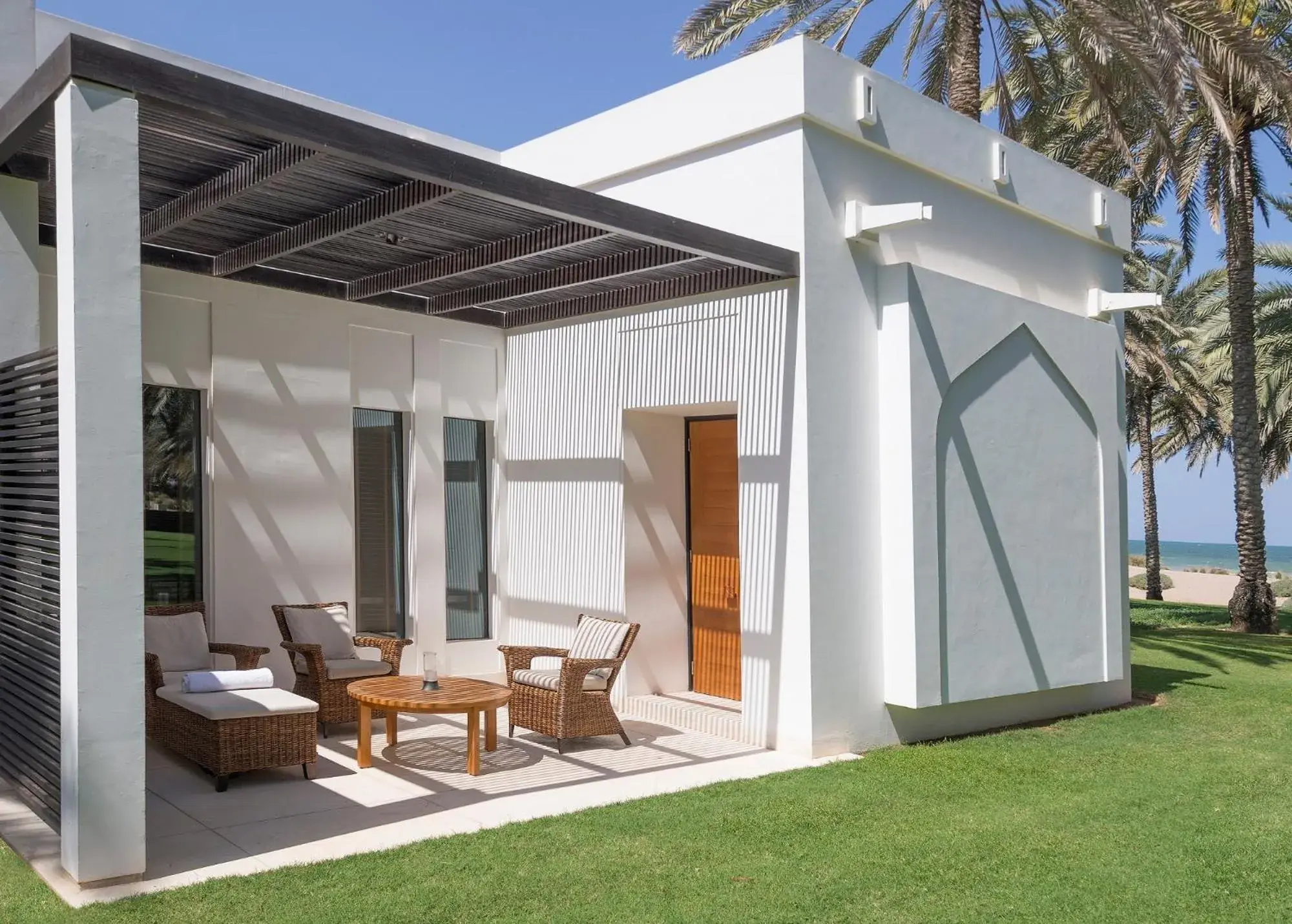 Property building in The Chedi Muscat Property building in The Chedi Muscat