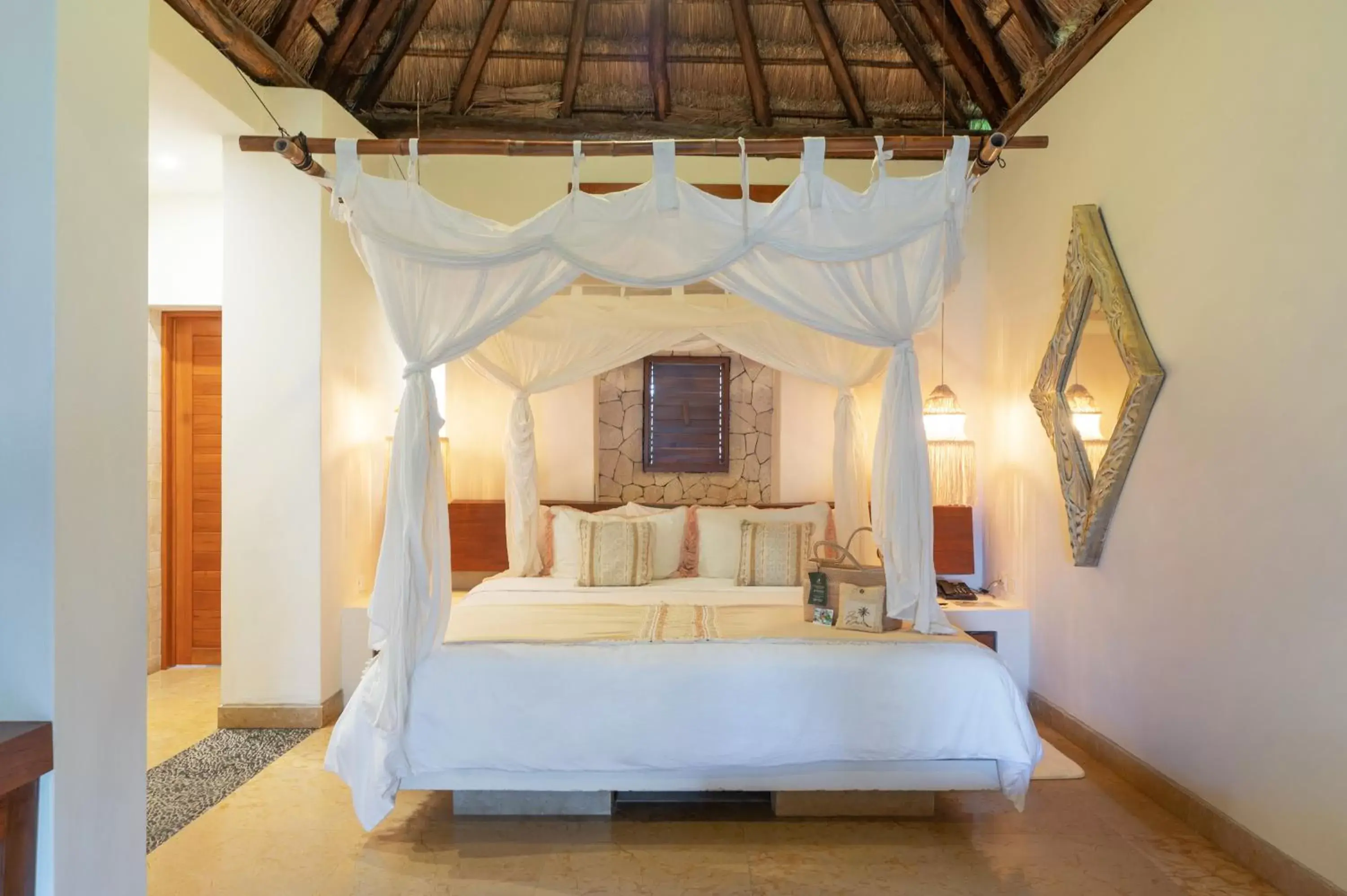 Bed in Ana y Jose Hotel & Spa Tulum - All inclusive