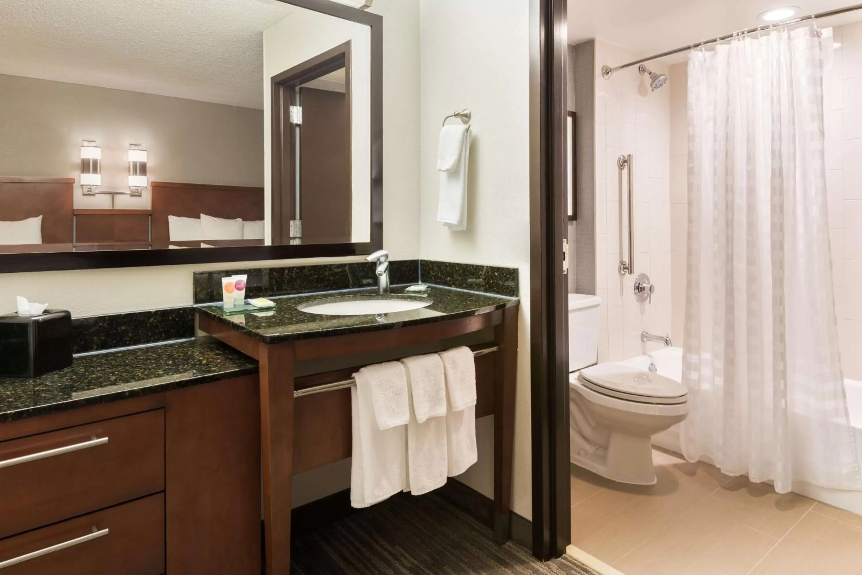Double Room with Two Double Beds and Roll-In Shower - Disability Access in Hyatt Place Ft. Lauderdale/Plantation