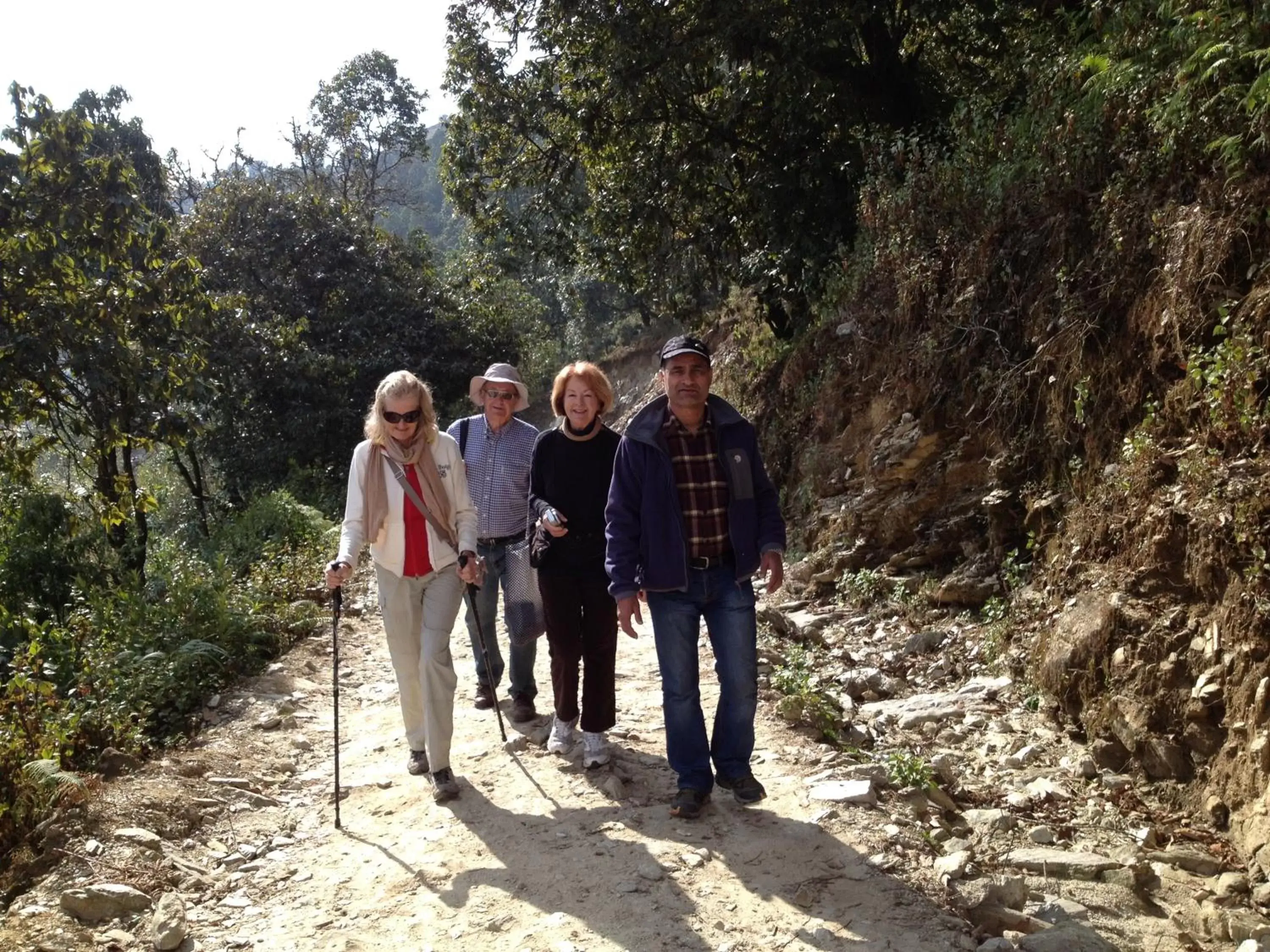 Hiking, Guests in New Pokhara Lodge - Lakeside, Pokhara Nepal