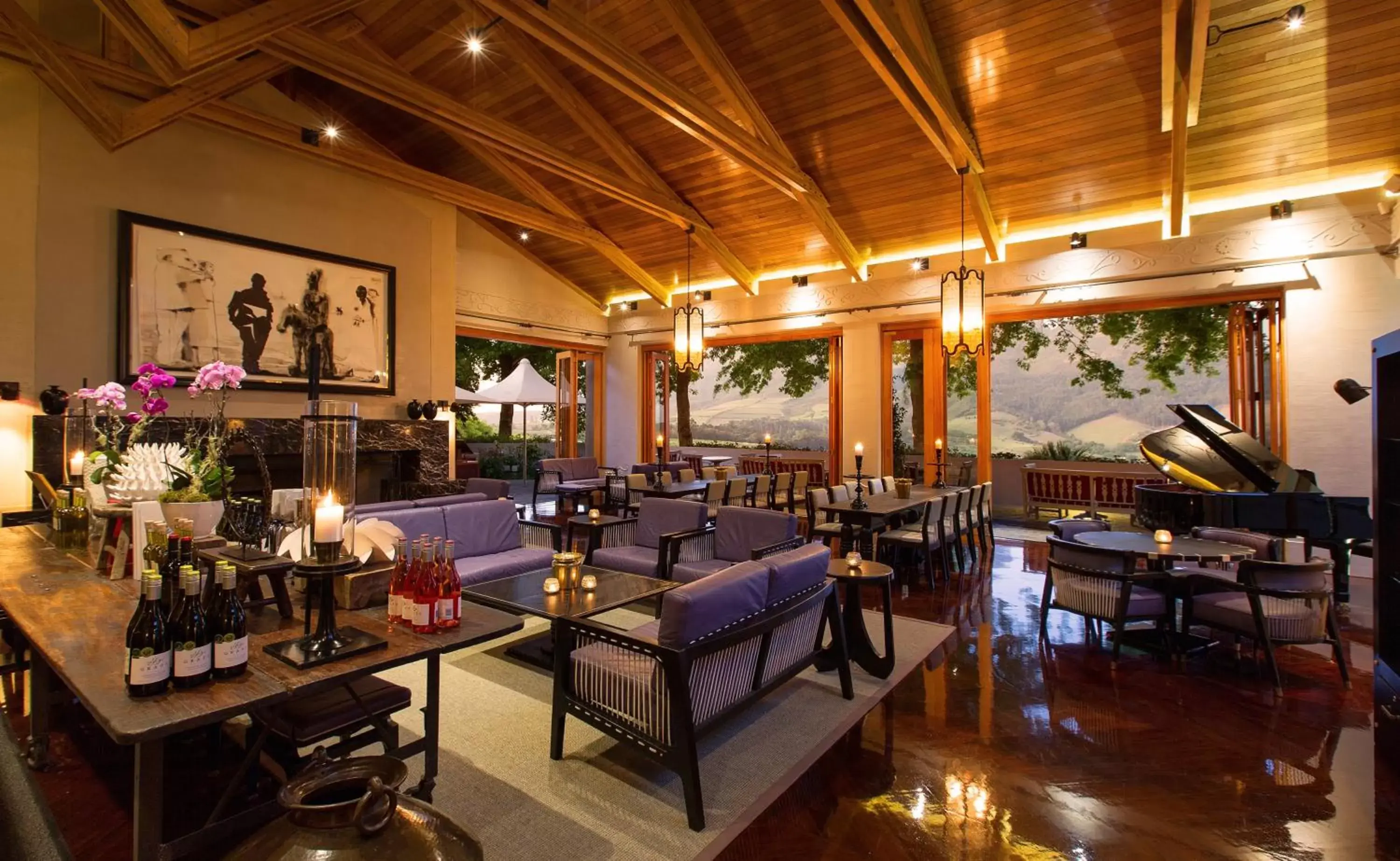 Lounge or bar, Restaurant/Places to Eat in Delaire Graff Lodges and Spa