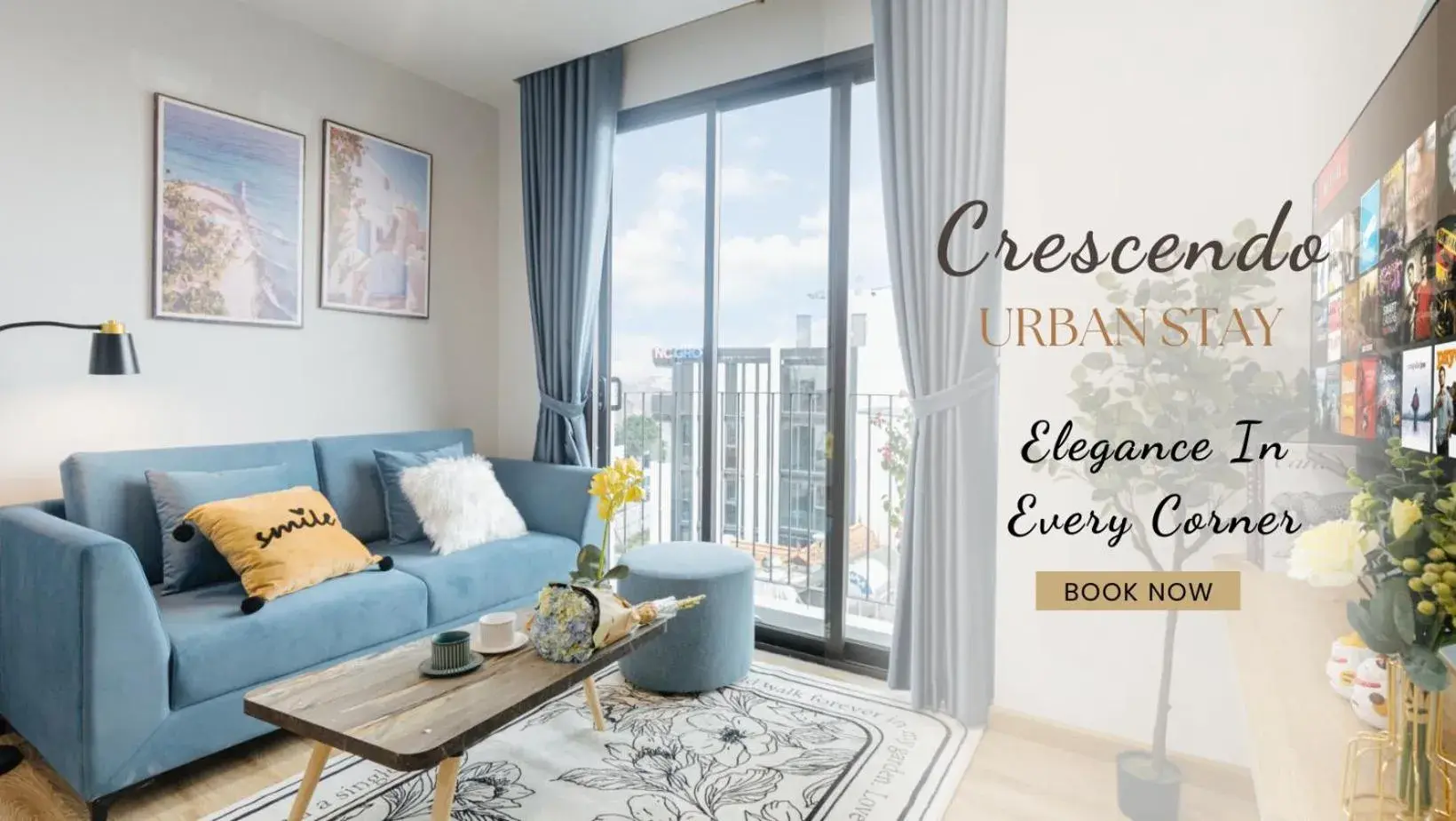 Living room in Crescendo Urban Stay