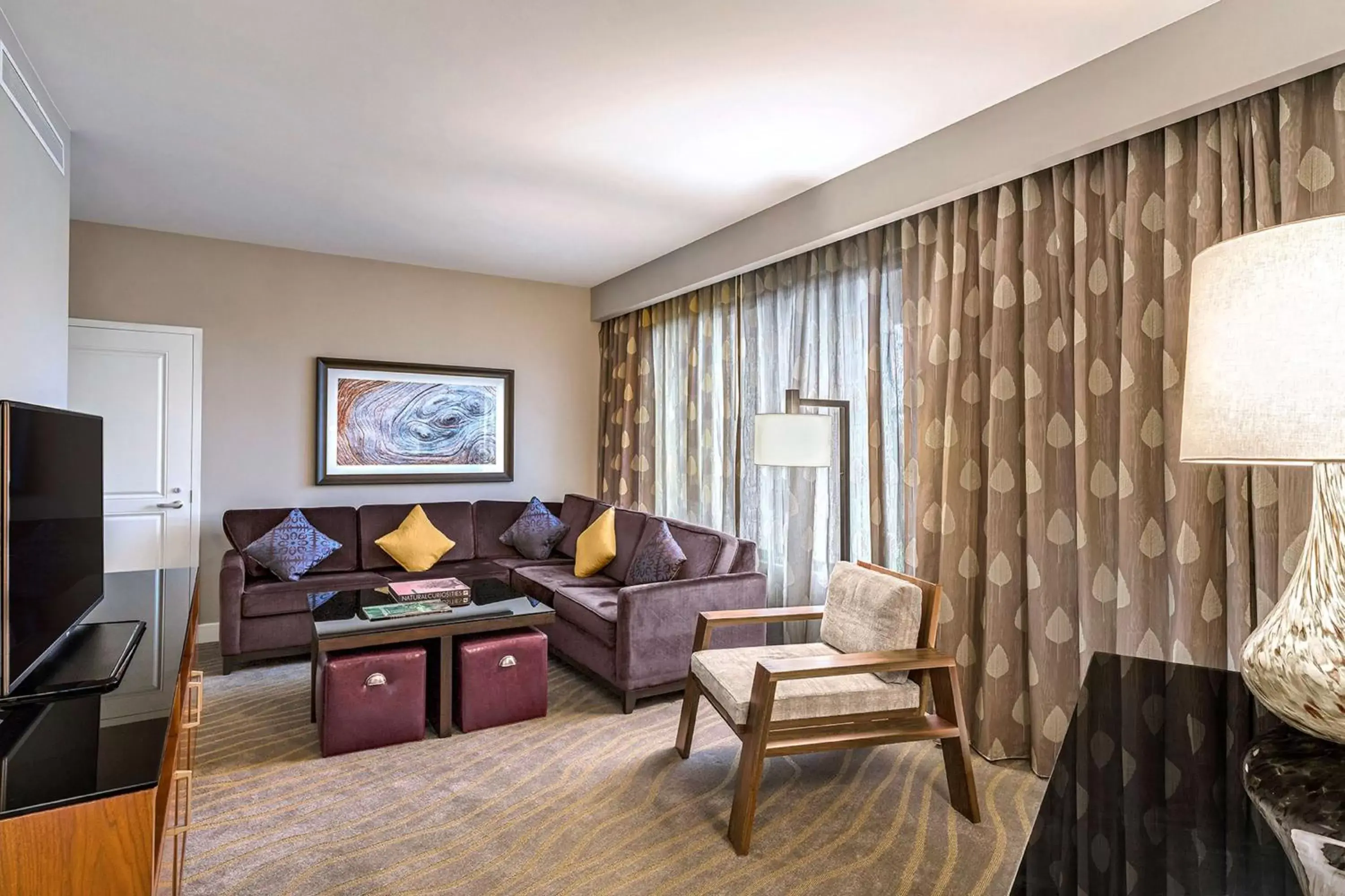 Bedroom, Seating Area in The Woodlands Resort, Curio Collection by Hilton