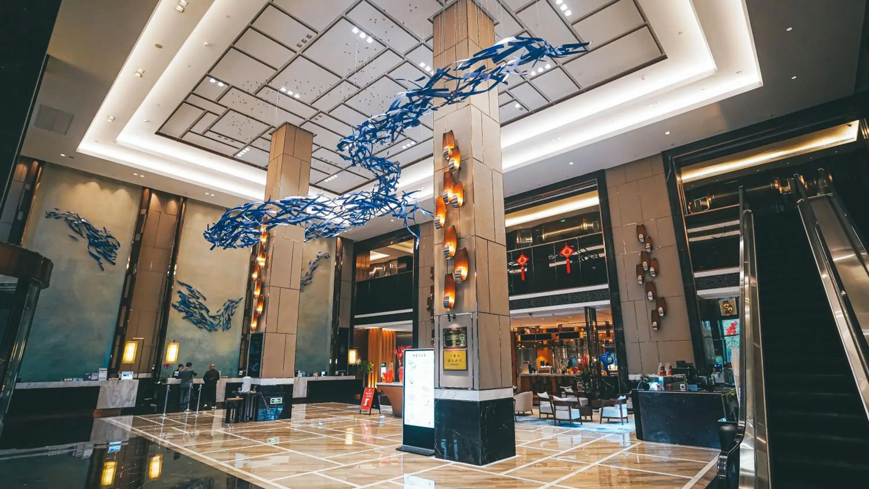 Lobby or reception in DoubleTree By Hilton Ningbo Beilun