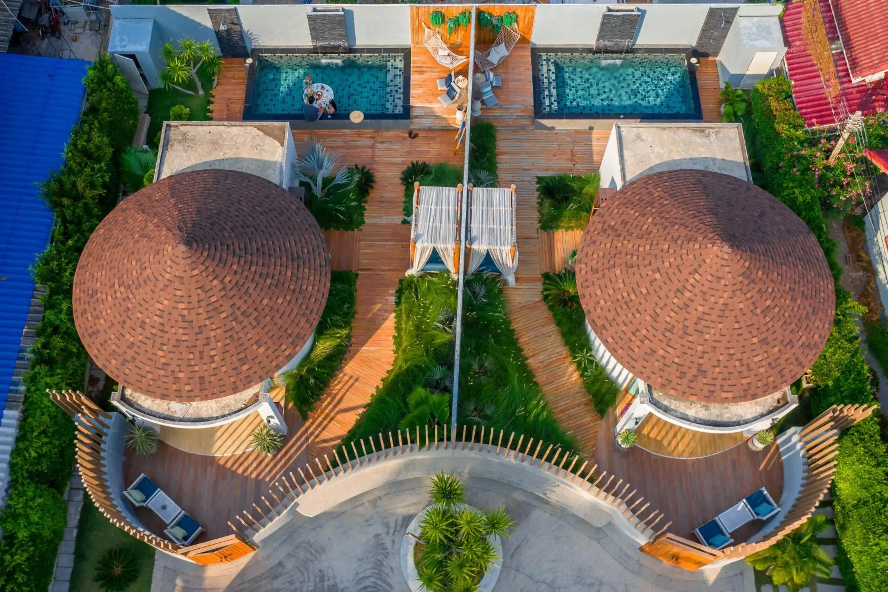 Bird's-eye View in Maldives Beach Resort