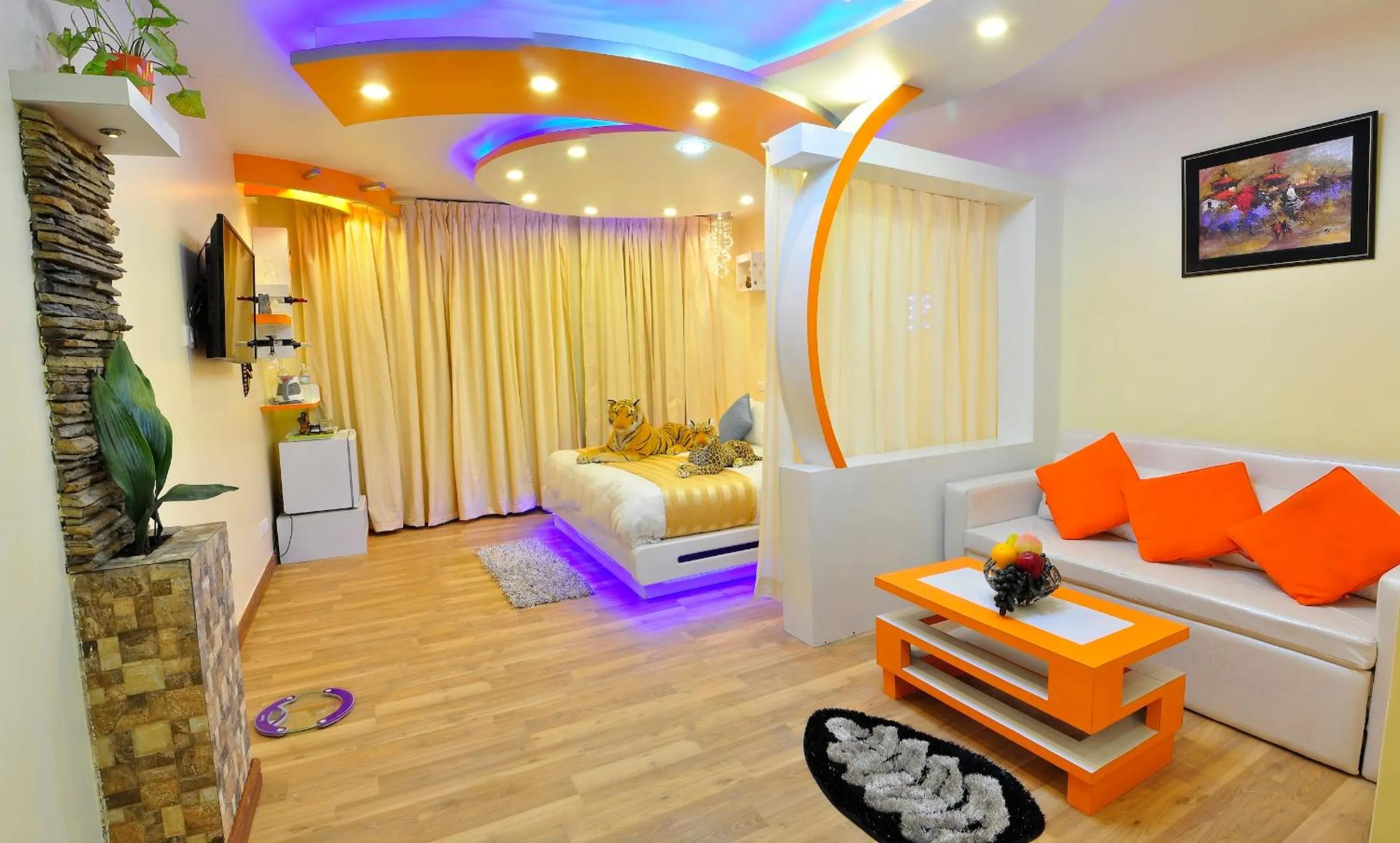 Living room in Royal Penguin Boutique Hotel & Spa