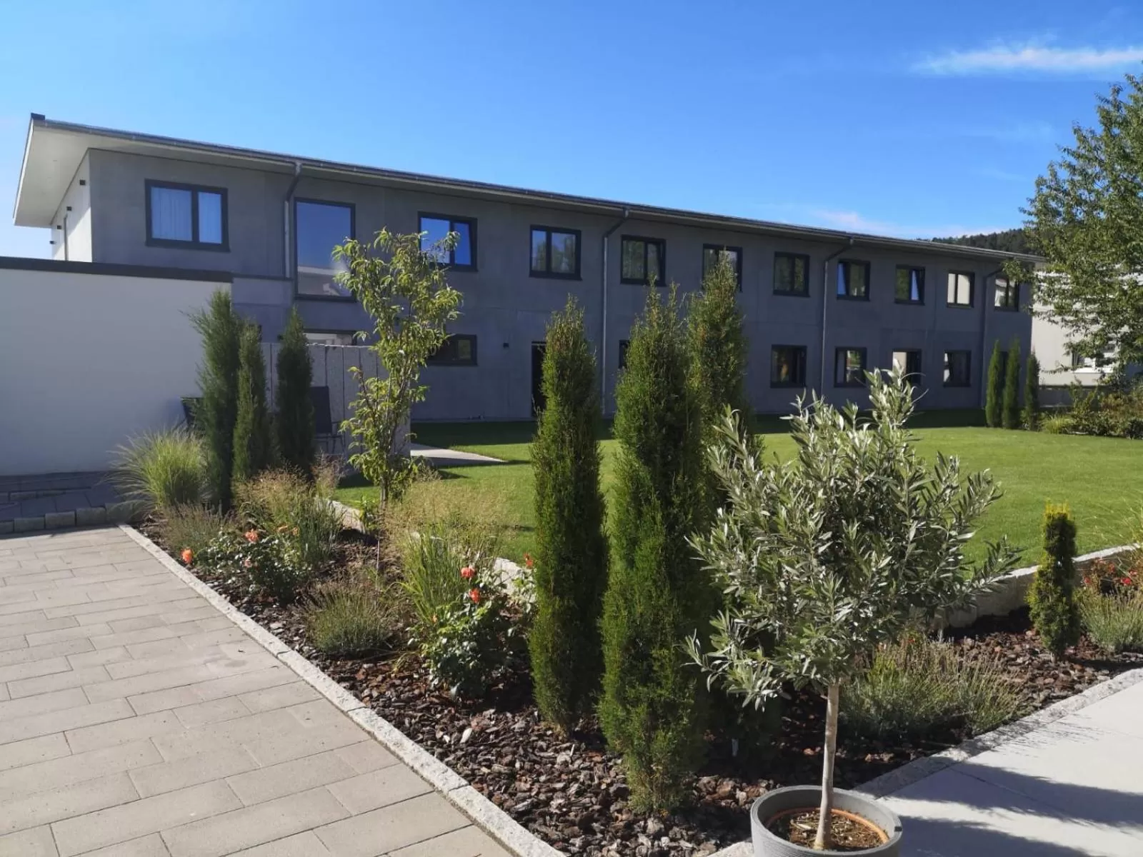 Garden view in Hotel Nachtquartier