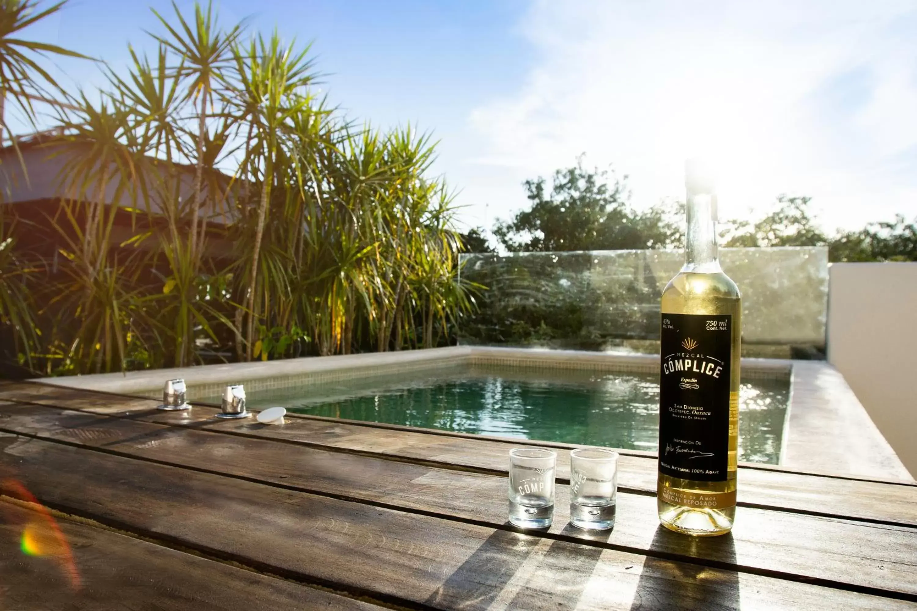 Balcony/Terrace, Swimming Pool in Azul Tulum by GuruHotel