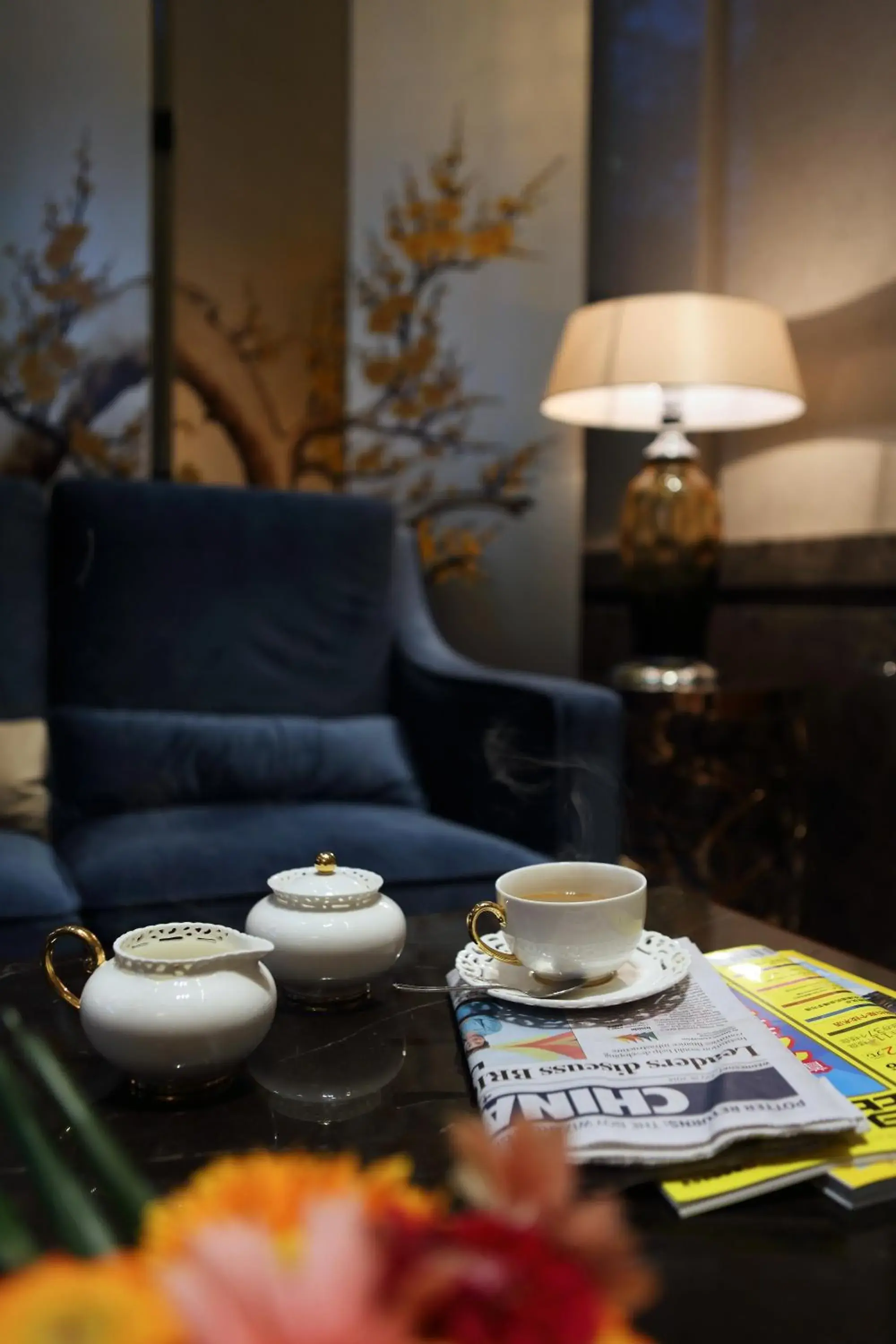 Seating area in Kunming Haitian Hotel