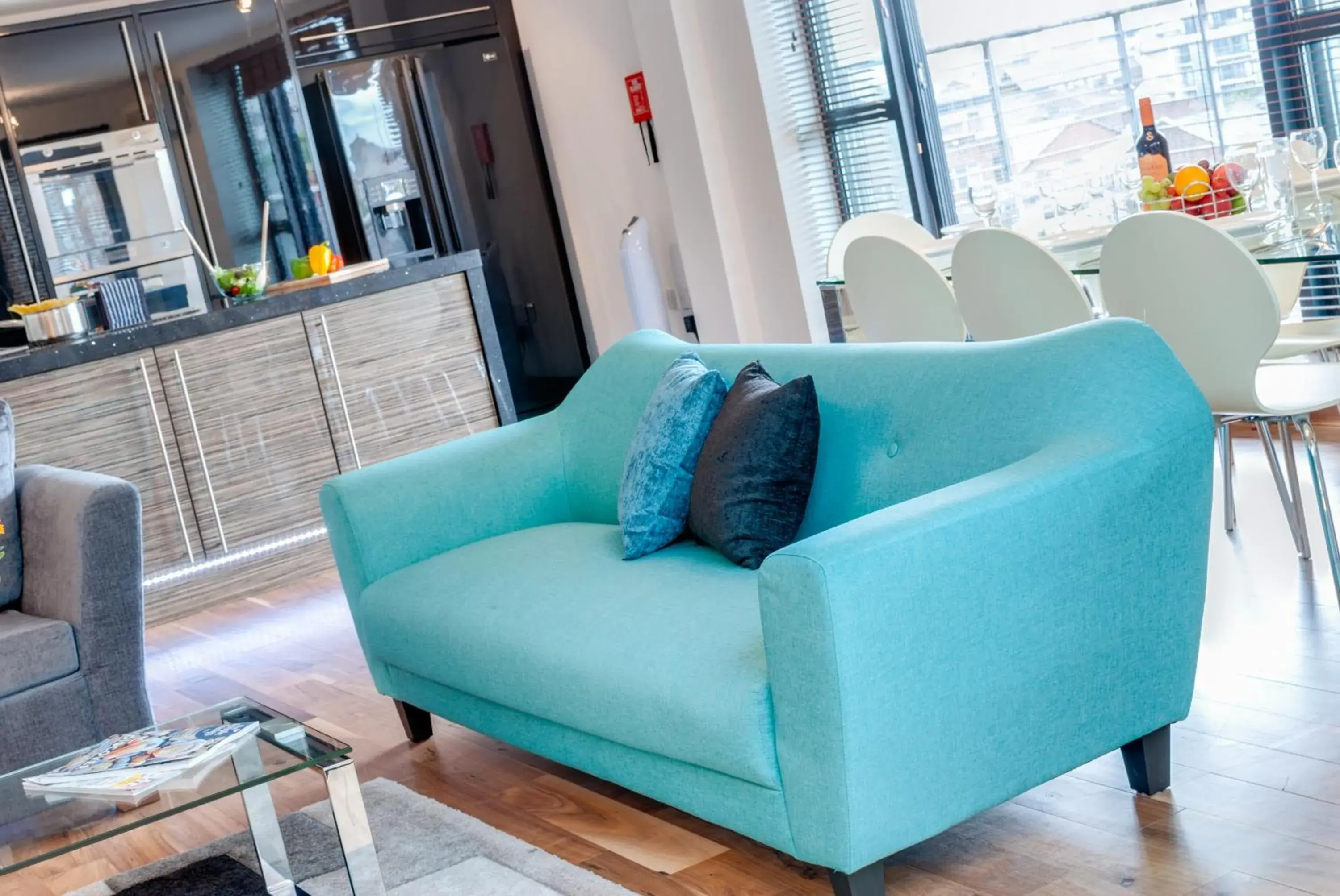 Living room, Seating Area in Base Serviced Apartments - Duke Street