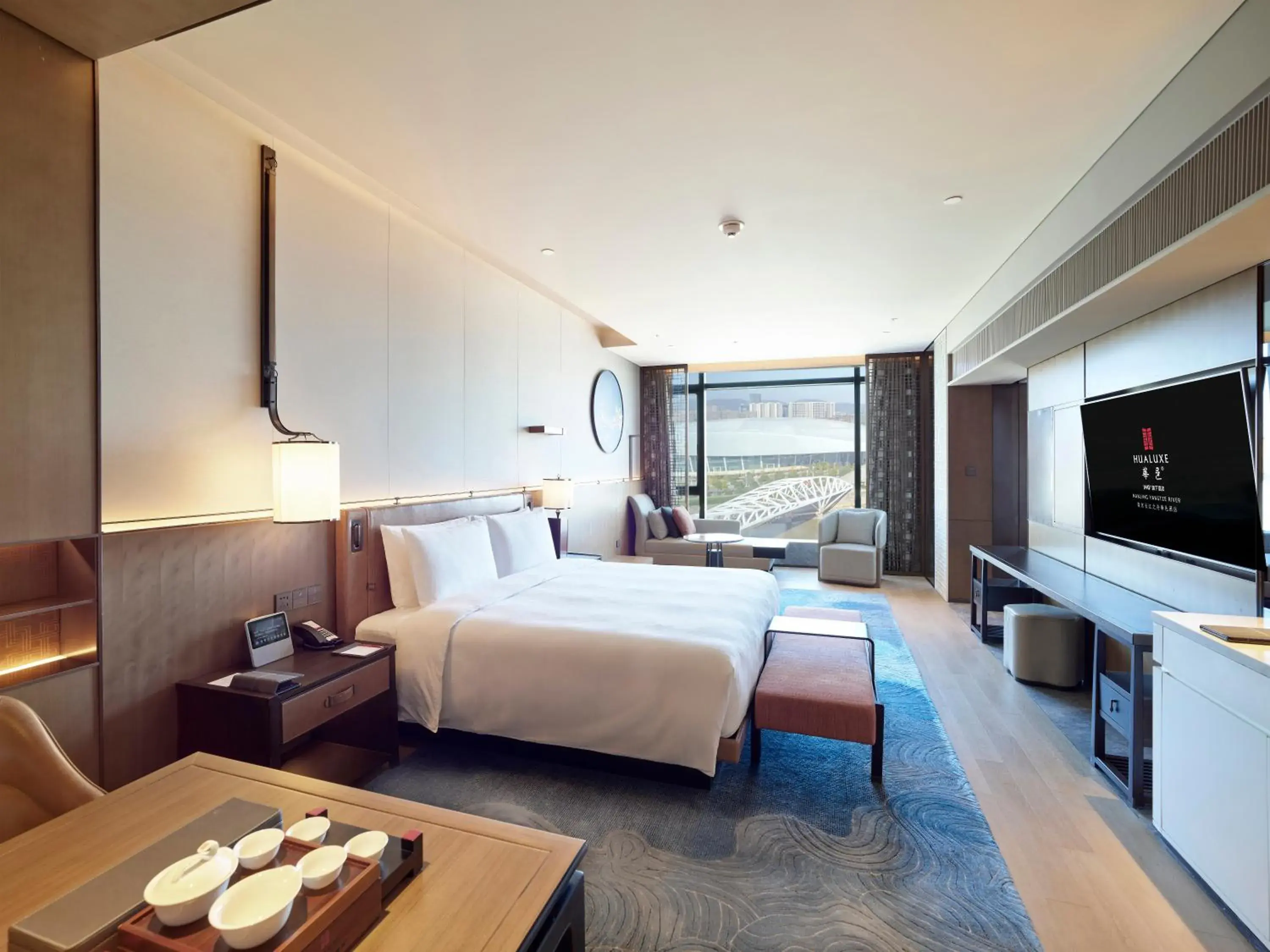 Photo of the whole room in HUALUXE Nanjing Yangtze River, an IHG Hotel