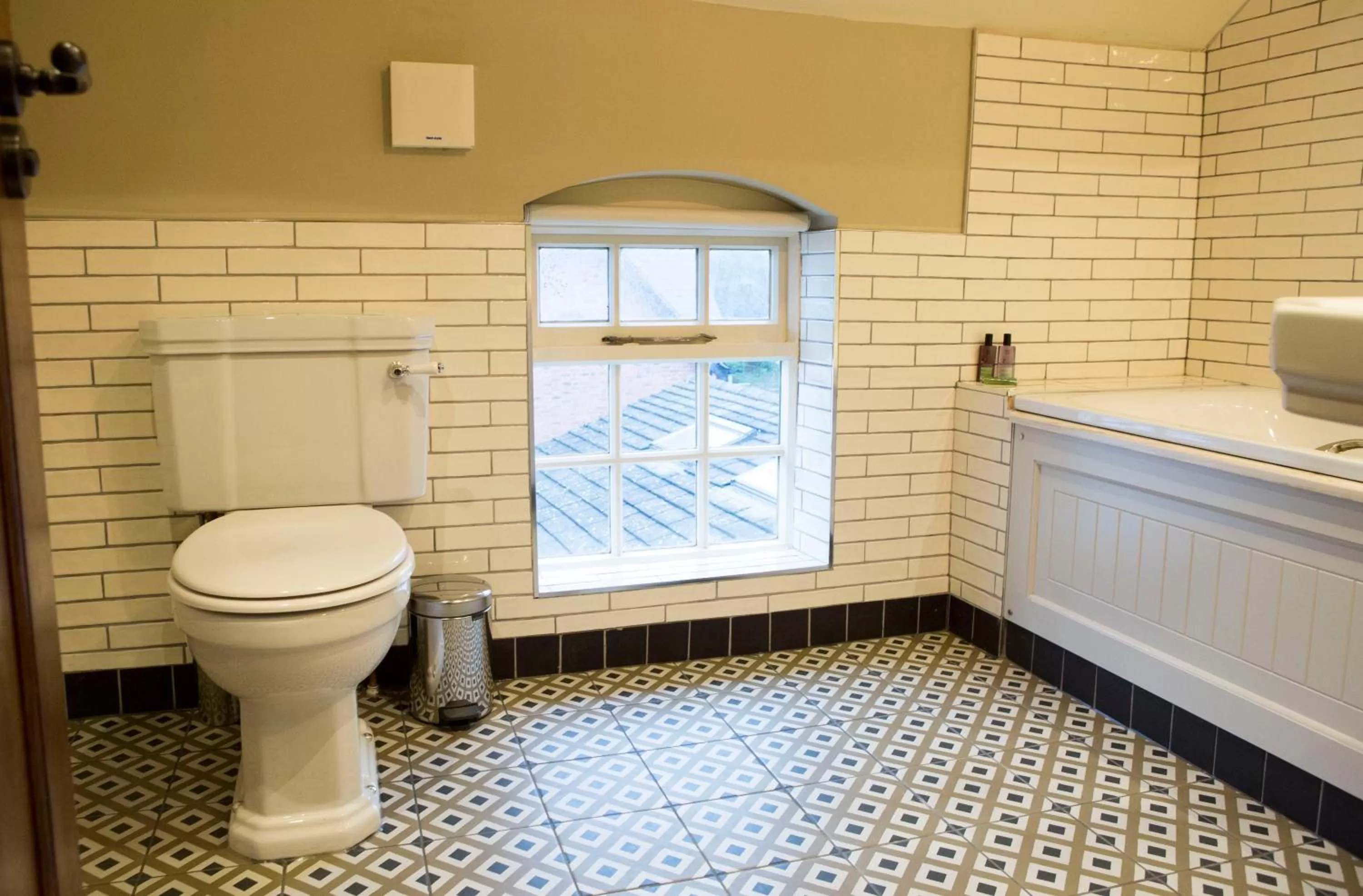 Bathroom in The Legh Arms Prestbury