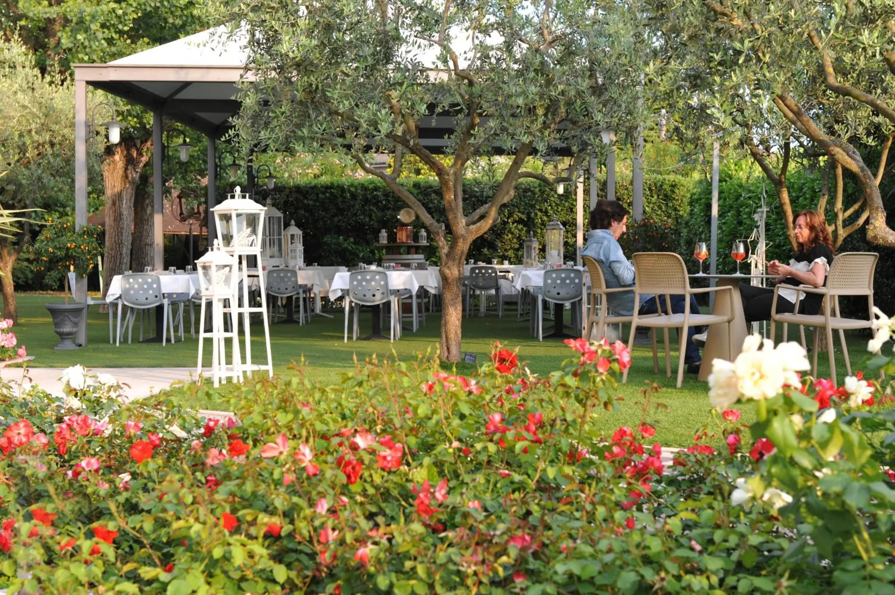 Patio in Hotel Ristorante Al Fiore