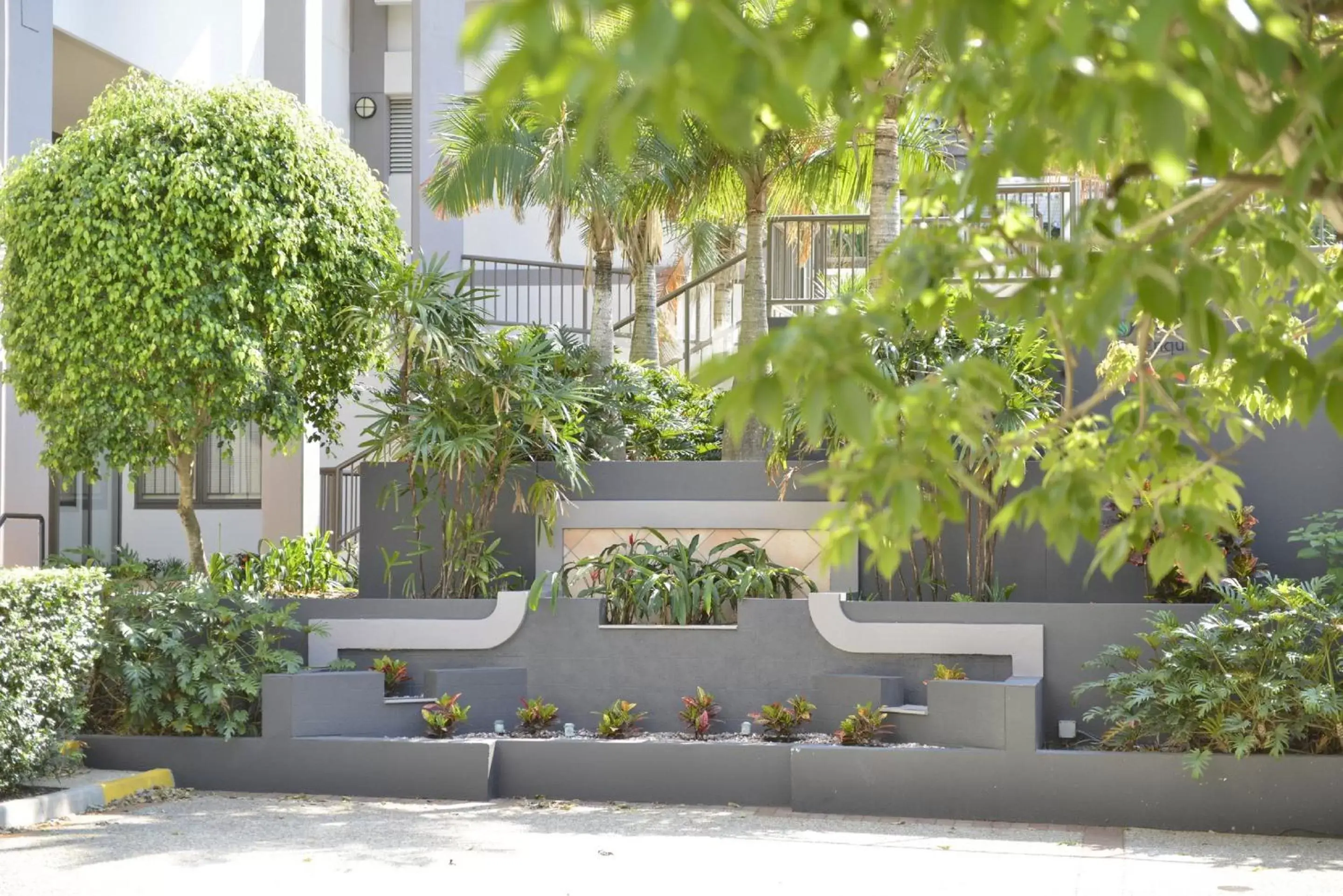Garden, Property Building in The Oasis Apartments