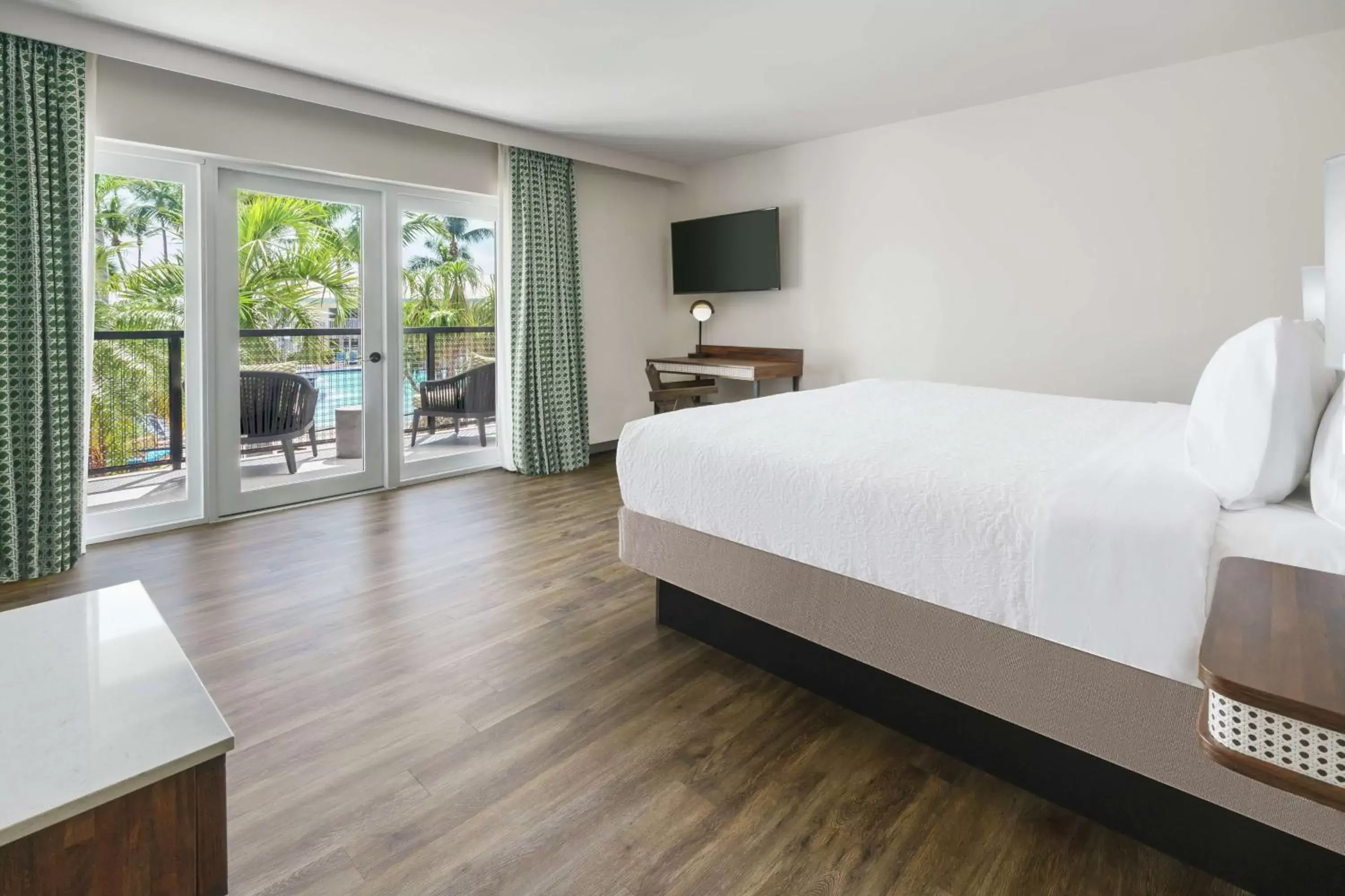 Bedroom, Bed in Hampton Inn Key West FL