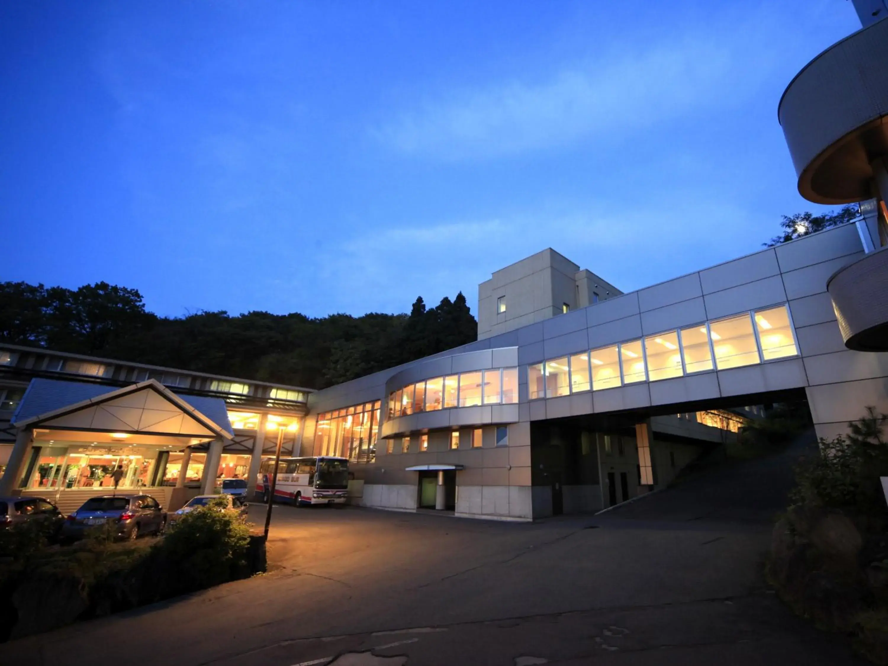 Facade/entrance, Property Building in Zao Kokusai Hotel